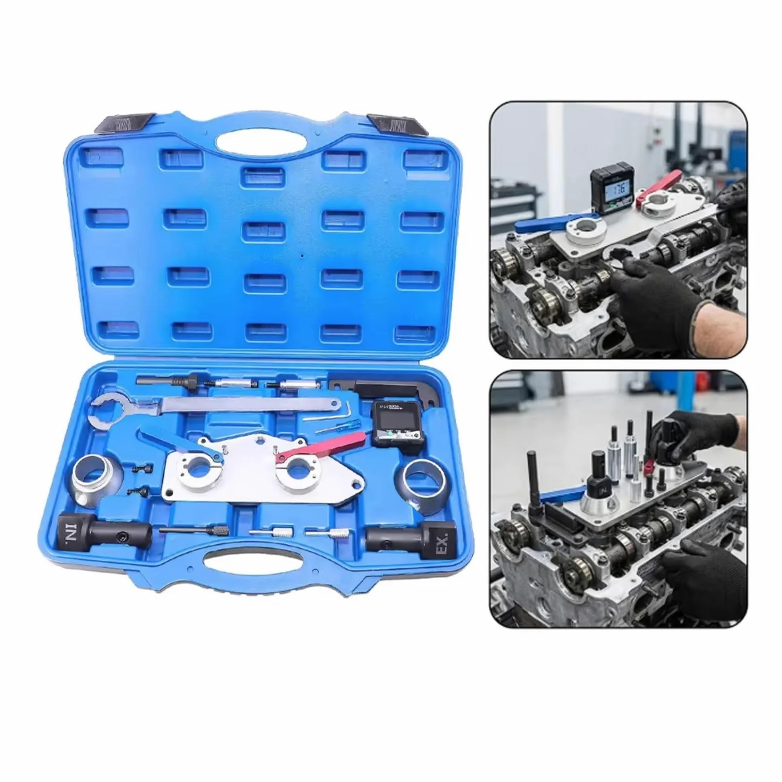 Kit De Herramientas Alineación Bloqueo Correa Distribución Árbol Levas Del Motor Compatible Con Motor Skoda 1.5L TSI 2017 2018 2019 2020 2021 2022 2023 2024 Herramienta Calado Motor
