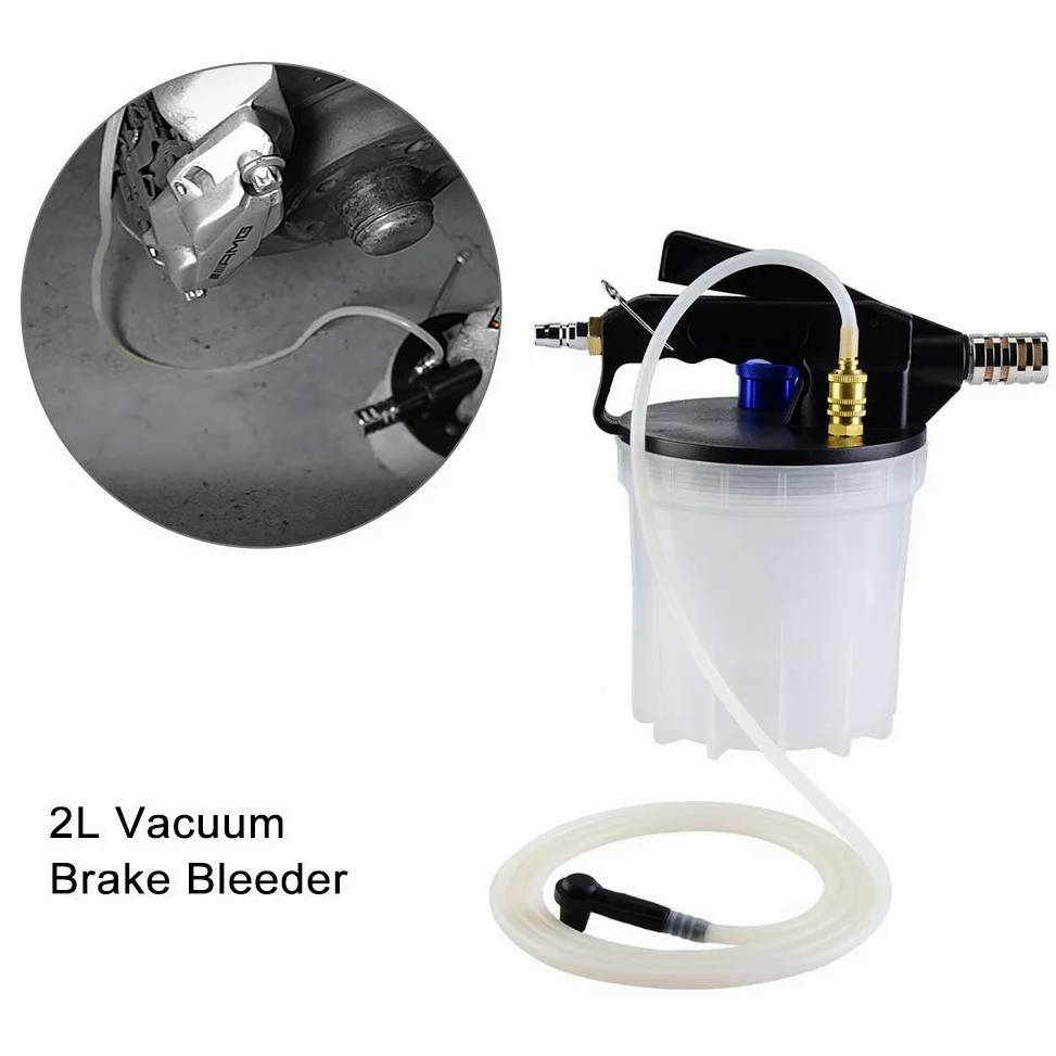 Purgador de Líquido, 2L Purgador de Frenos Al Vacío Alta Eficiencia Uso Simple 2CFM Consumo de Aire para Vehículos