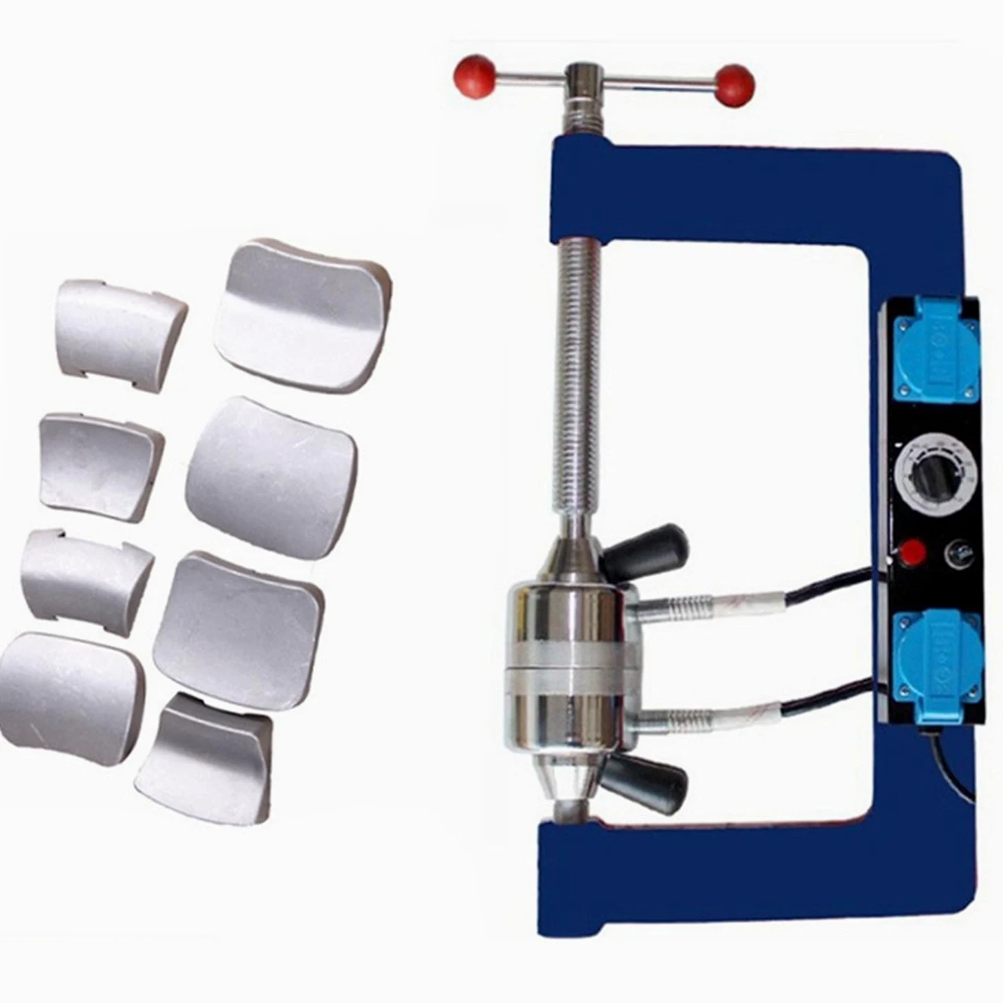 Parches para banda de rodadura de neumáticos Máquina vulcanizadora de reparación de neumáticos Reparación del hombro de la banda de rodadura Pared lateral,Blue