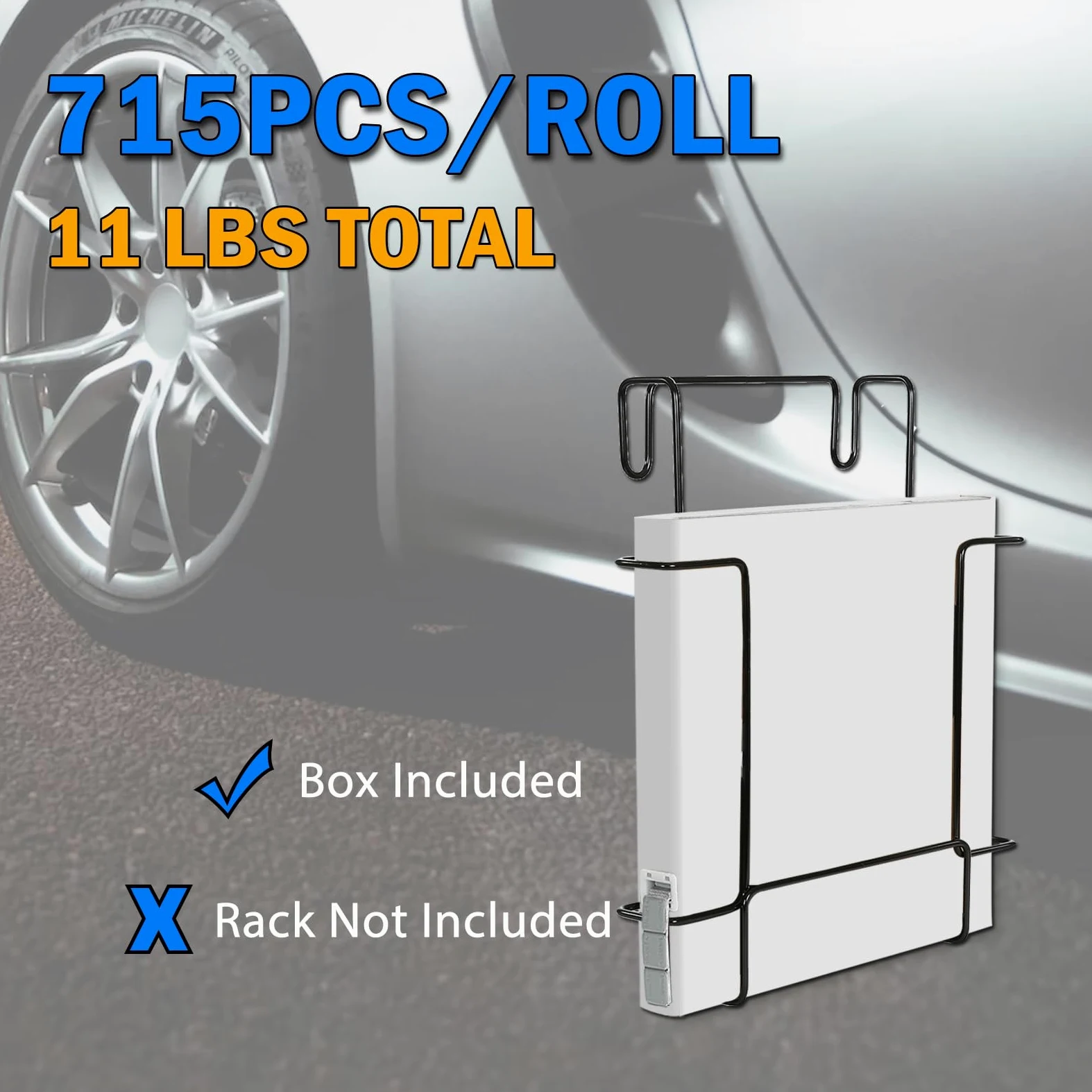 Pesas adhesivas de rueda de 1/4 onzas para coches, camiones, SUV y motocicletas, 715 unidades/rollo de 11 libras/rollo, pesas adhesivas para ruedas