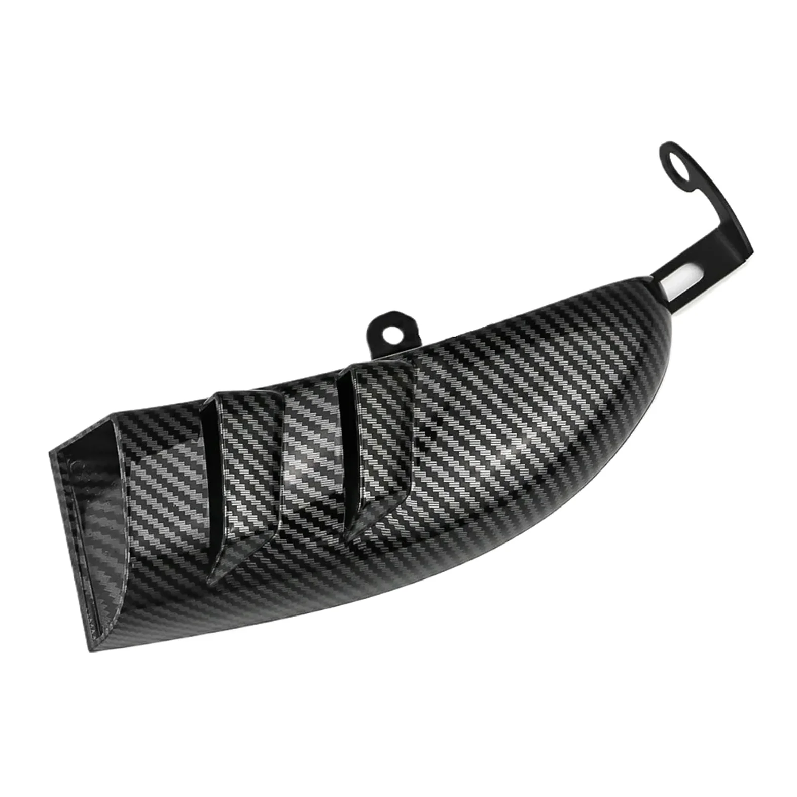 Compatible con Capó De Refrigeración De Pinza Vespa Sprint150 | Capó de enfriamiento de aluminio CNC, atornillado directo, protege la pinza, mejora el flujo de aire y el estilo(Black)