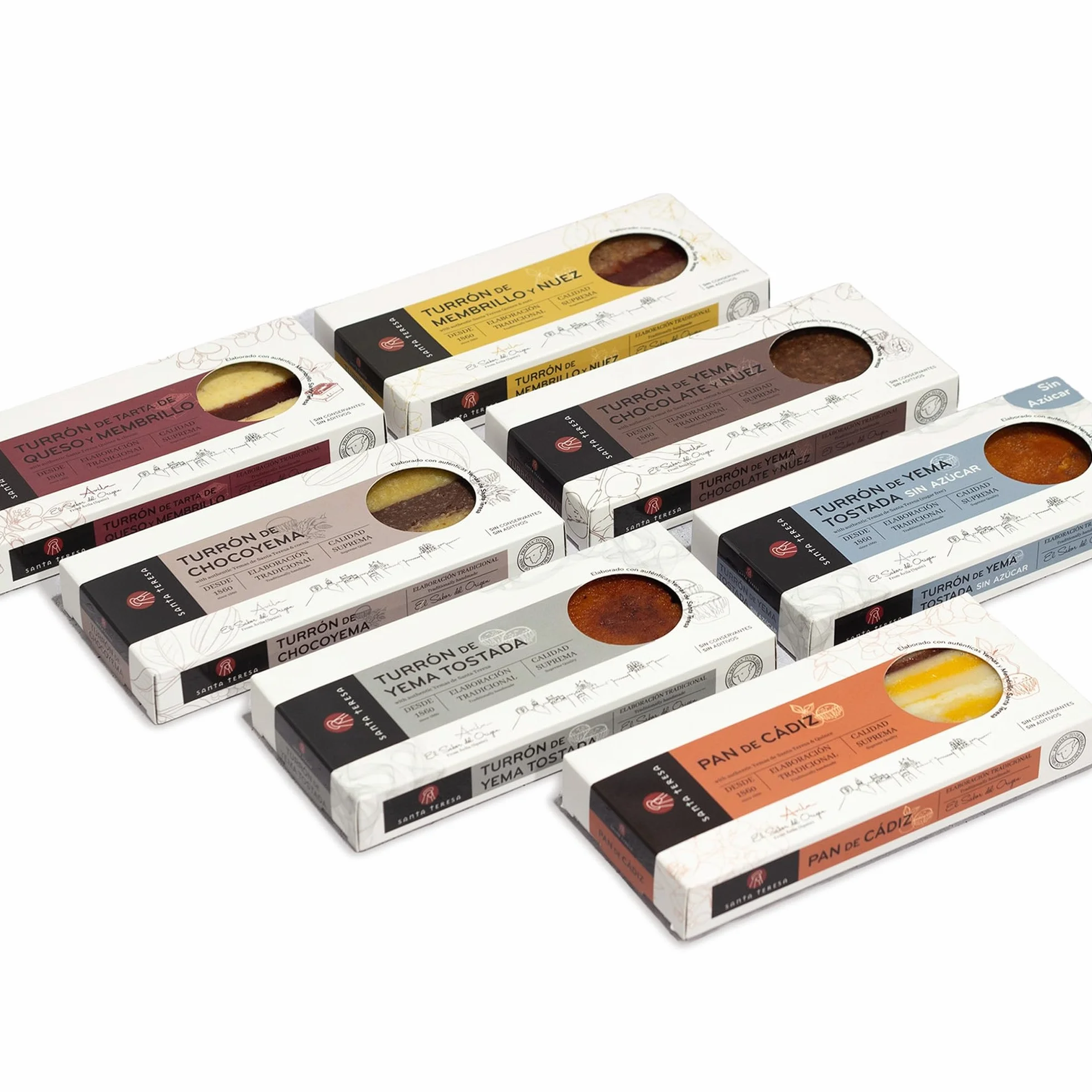 Turrón de Yema Tostada Sin Azúcar Santa Teresa 270g