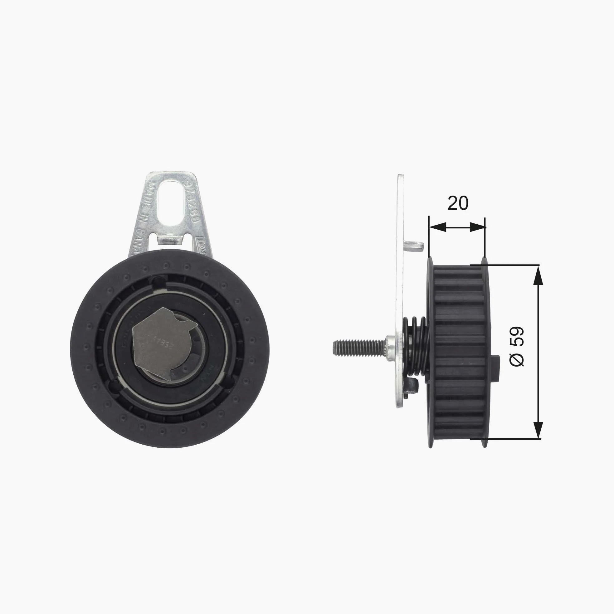 GATES KP65429XS Bomba de agua + kit de correa de distribución Número de dientes: 168 24 mm con bomba de agua Compatible con ALFA ROMEO 147 937 156 932 SPIDER 916S 156 Sportwagon 932 166 936