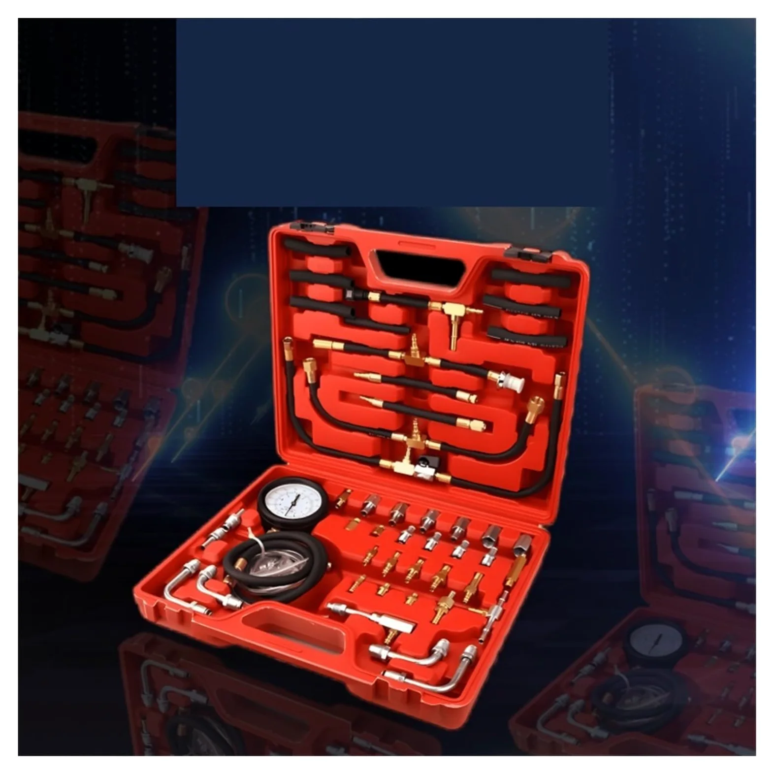 Kit de medidor presión combustible Universal, 1 unidad, for vehículos gasolina, Grado industrial(TU443)