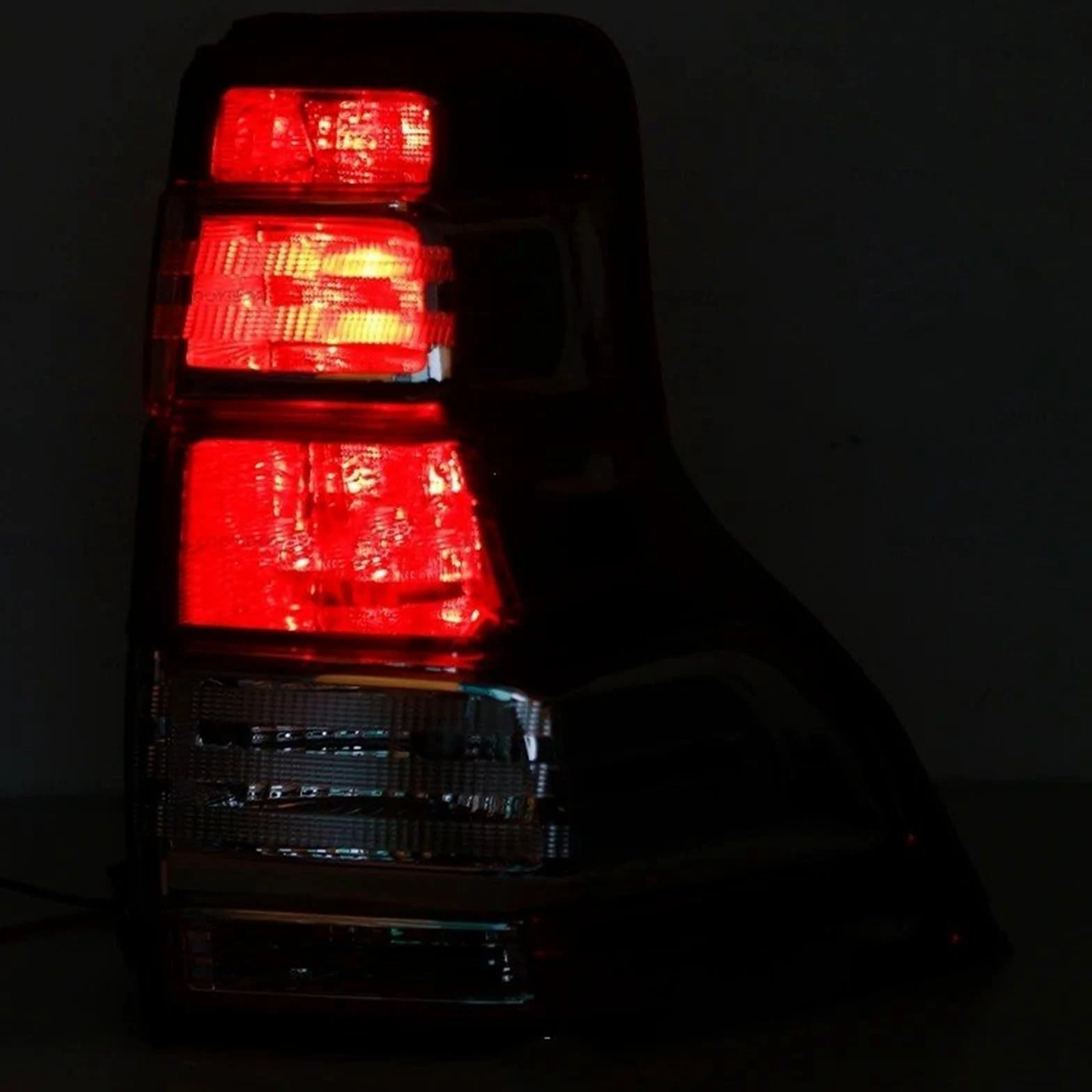 Luces Traseras Para Toyota Para Land Para Cruiser Para Prado LC150 FJ150 2014-2017 Montaje Luz Trasera Lámpara Señal Advertencia Freno Taillamp Piloto Trasero(Red left)