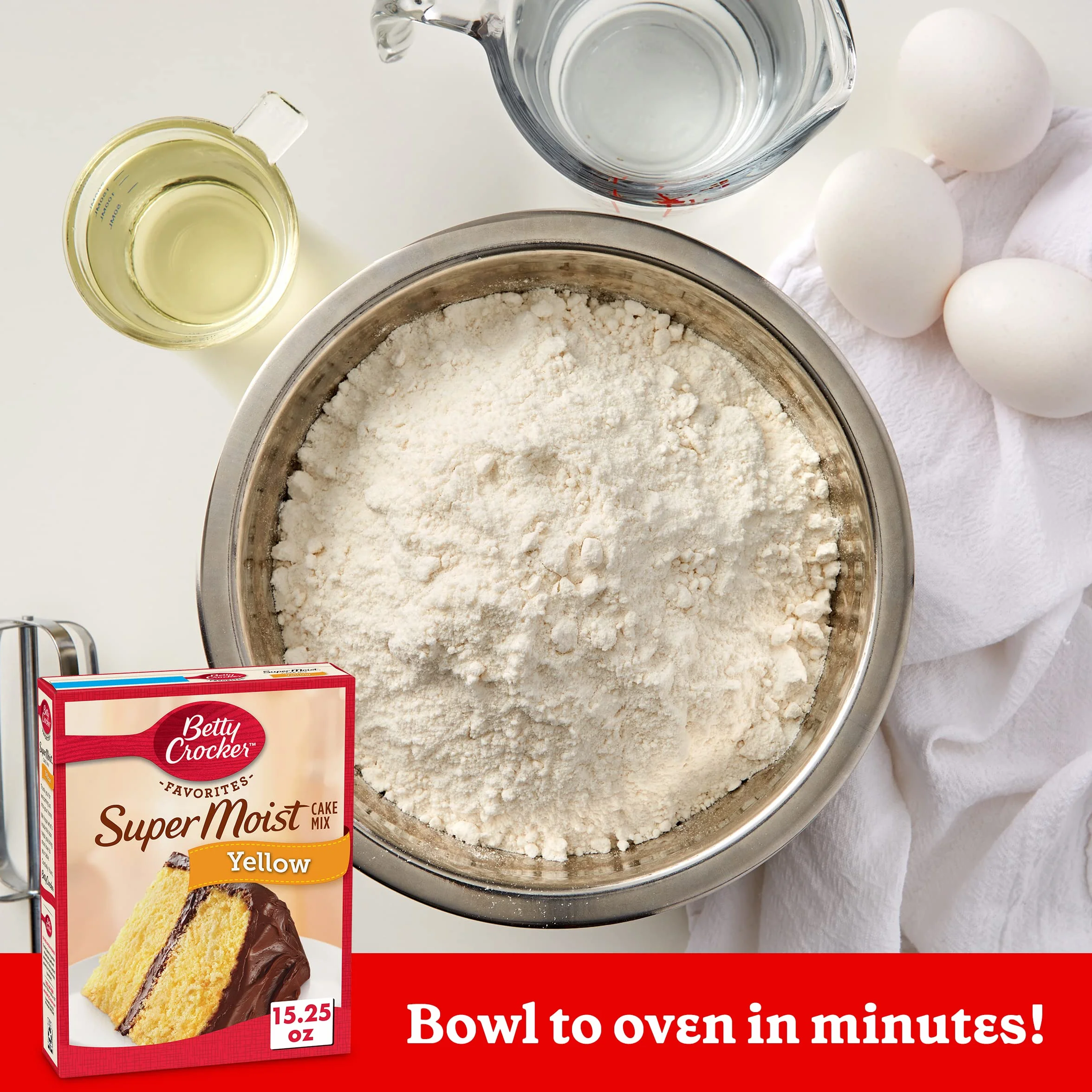 Betty Crocker Super Moist Yellow Cake Mix 15.25oz 432g