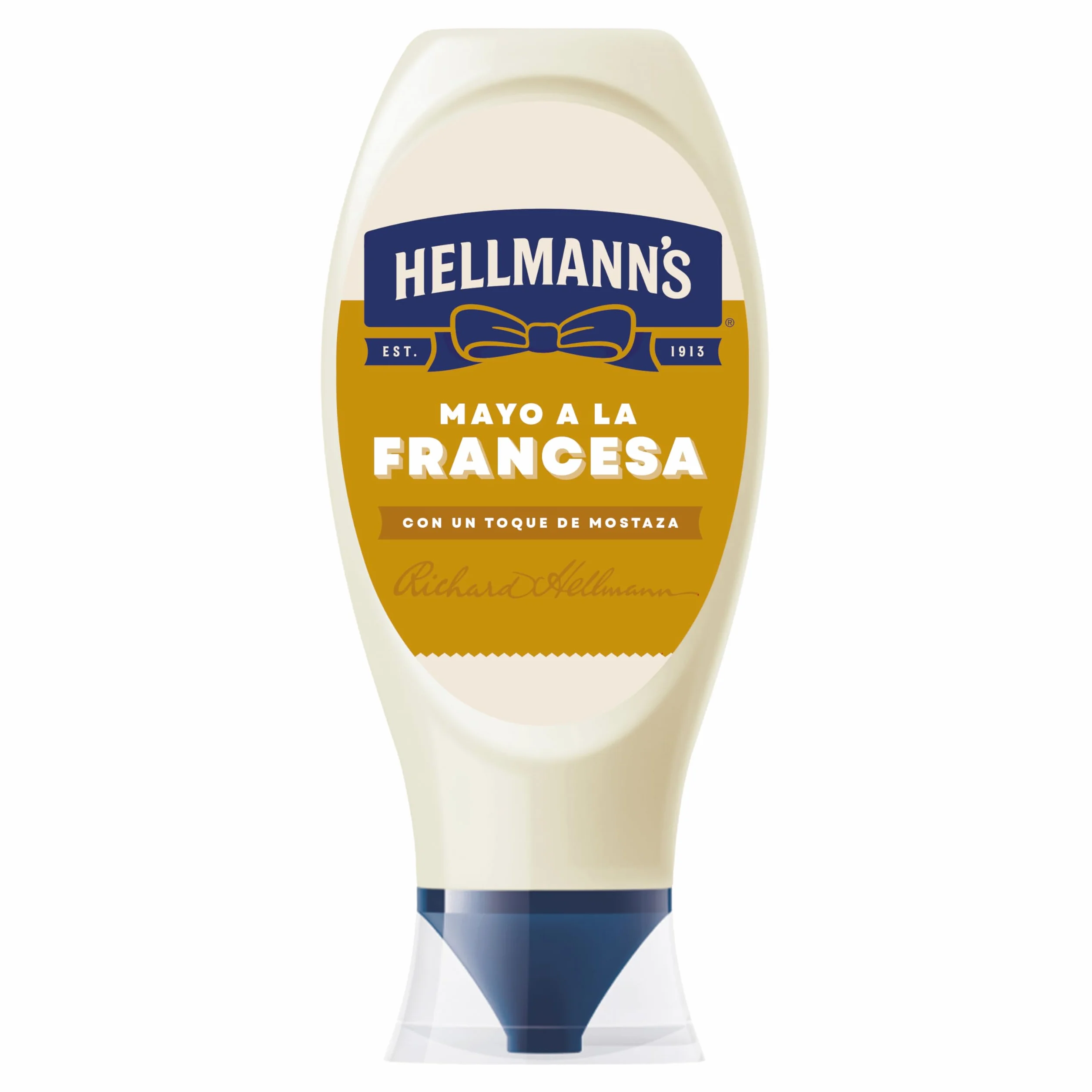 Hellmann's Salsa Francesa Mayonesa Estilo Francés Botella Boca Abajo 430 ml