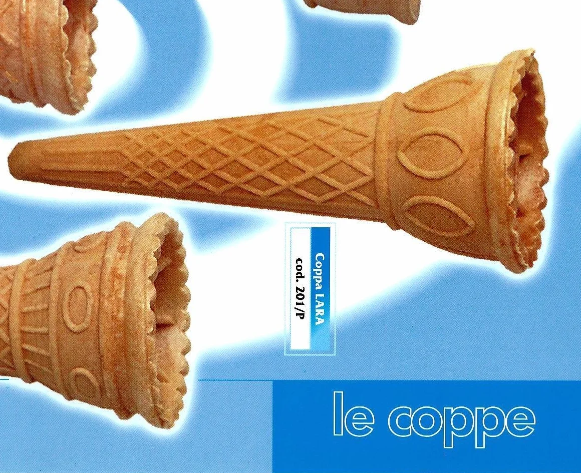 Conos para helado de papel wafer crujiente 385 sztuk idealne do lodów