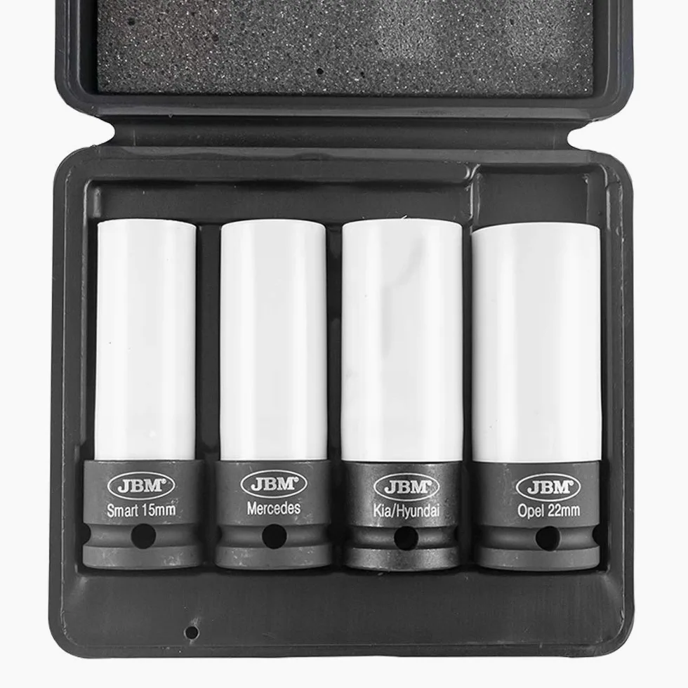 Set DE 4 Vasos DE Impacto para Llantas DE ALEACIÓN - 1/2" - 53587