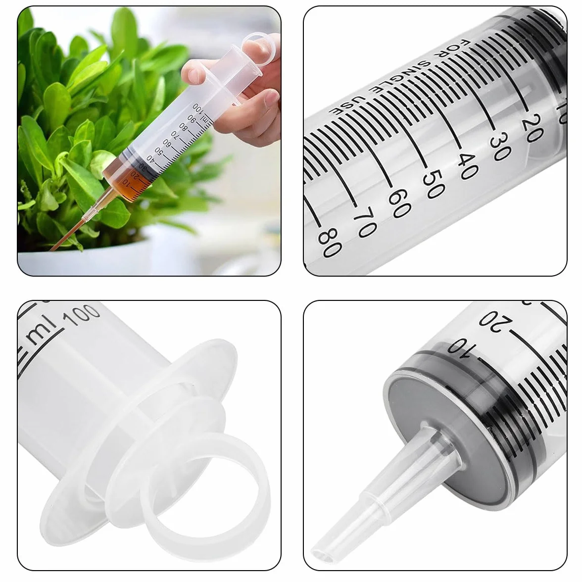 Kit de purga de freno de motocicleta con manguera de 50 cm, jeringa de embrague hidráulico 100 ml, sistema de disco para aceite