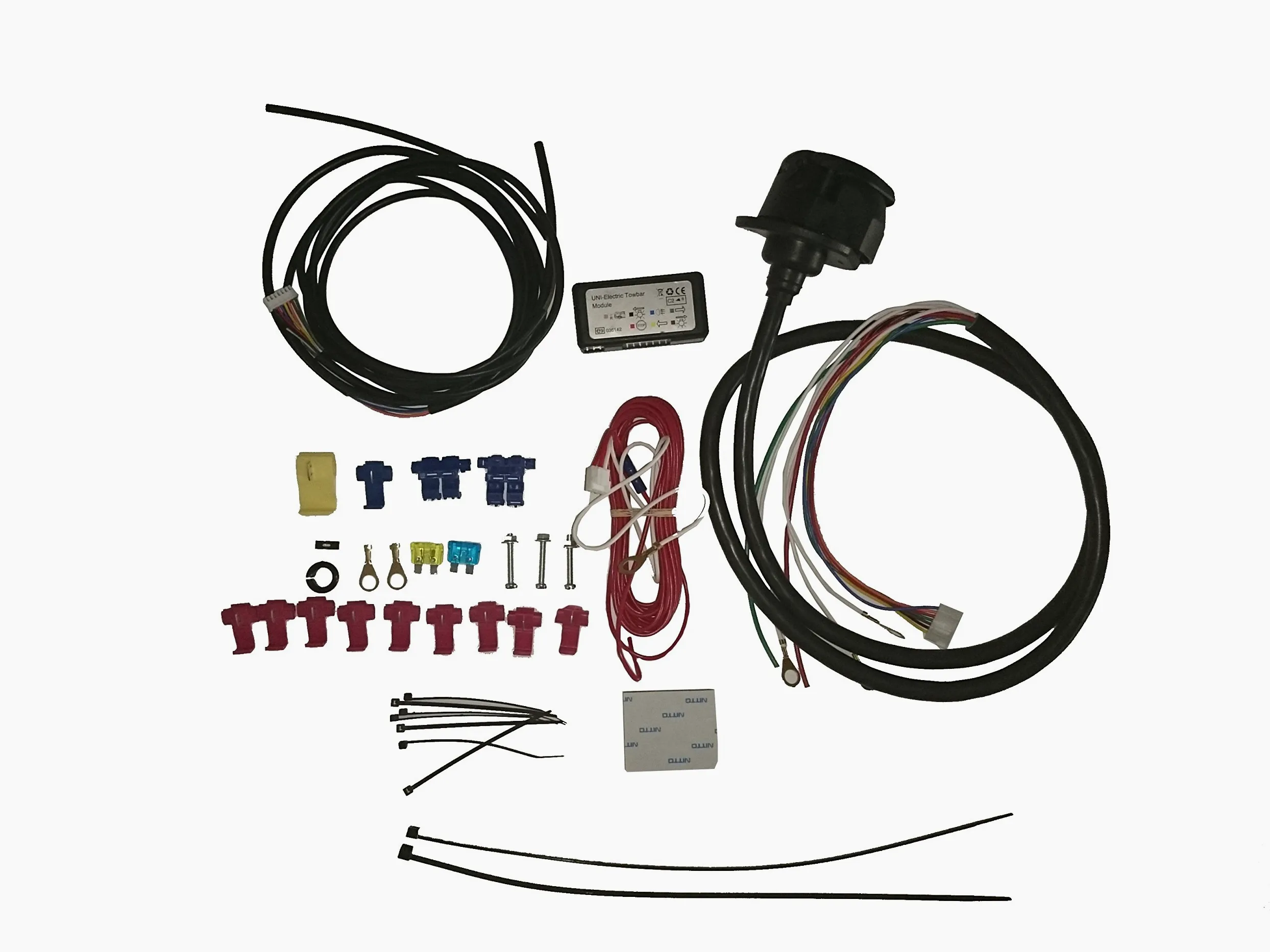 UmbraRimorchi Kit de cableado de remolque universal de 7 pines sin opción PDC 955.402