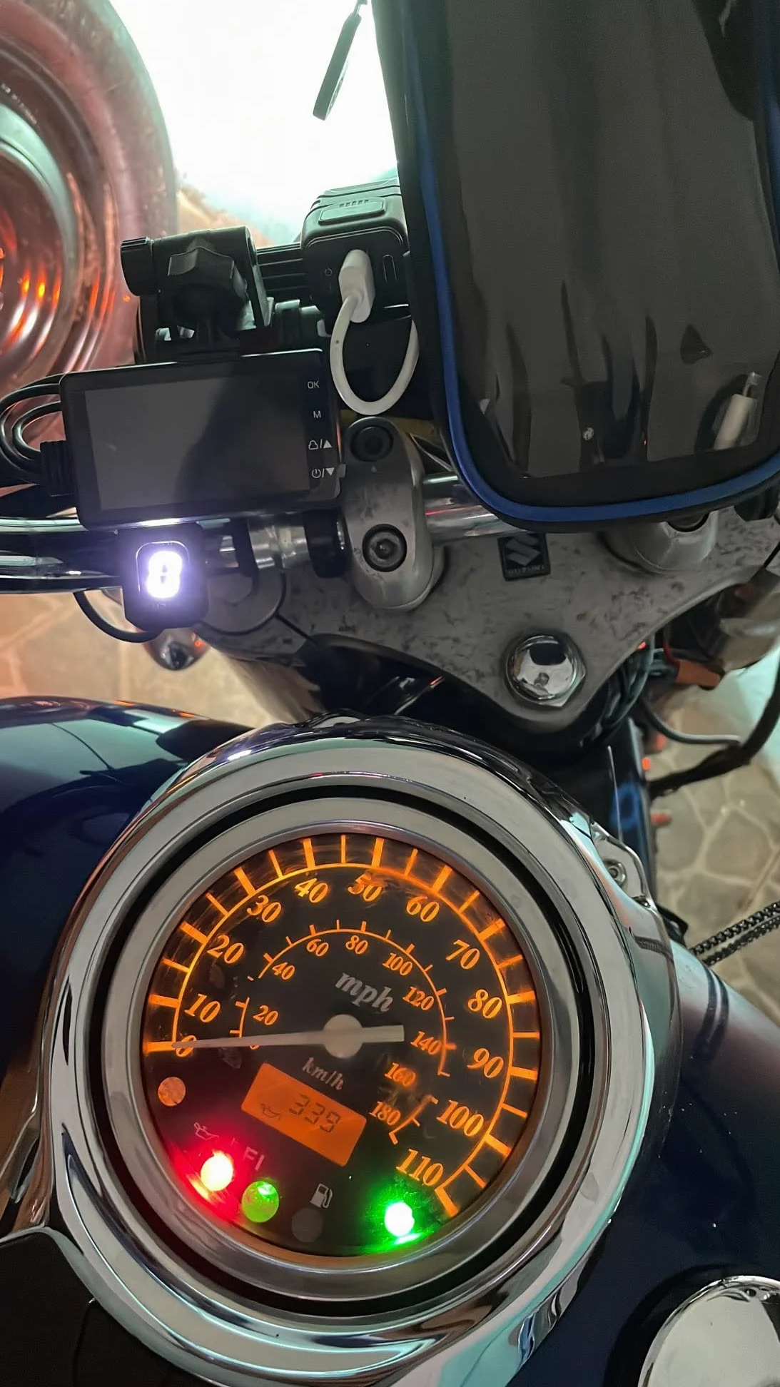 1-6 Velocidad Pantalla LED Indicador de marcha Medidor de pantalla a prueba de agua para SUZUKI GSF 1250 GSF650 Bandit DL650 DL1000 VStrom GSXR 600 GSX-R750 SV 1000 SV650 VL800 RM-Z250