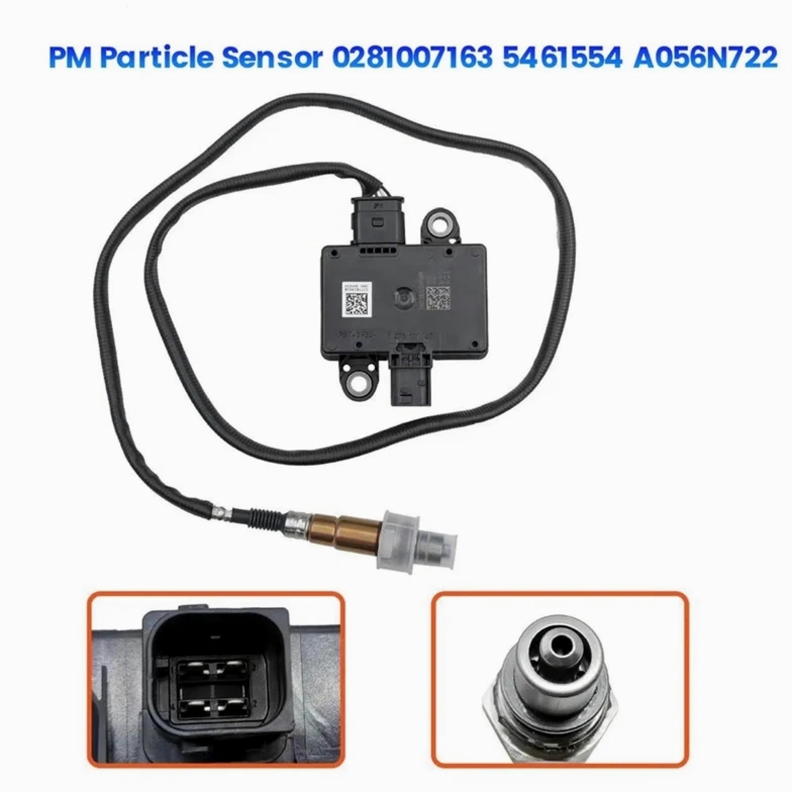 Sensor de partículas 0281007163 5461554 A056N722 para DAF CF Xf 106 2185906 2121308 Sensor de partículas de Escape
