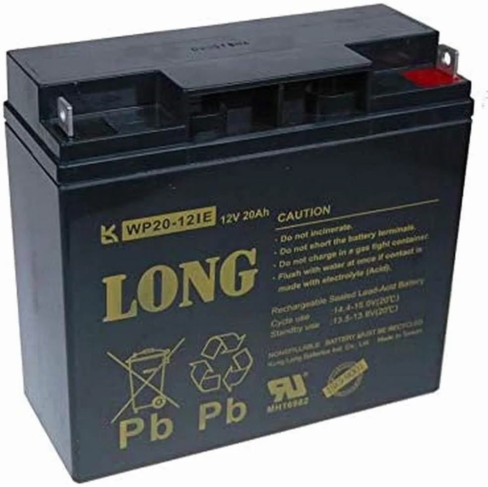 LONG PBLO-12V020-F3AD - Batería DeepCycle AGM F3 (WP20-12IE, 12 V, 20 Ah)