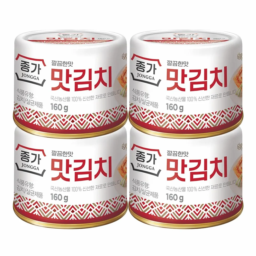 Jongga Kimchi de repollo en conserva 160 g