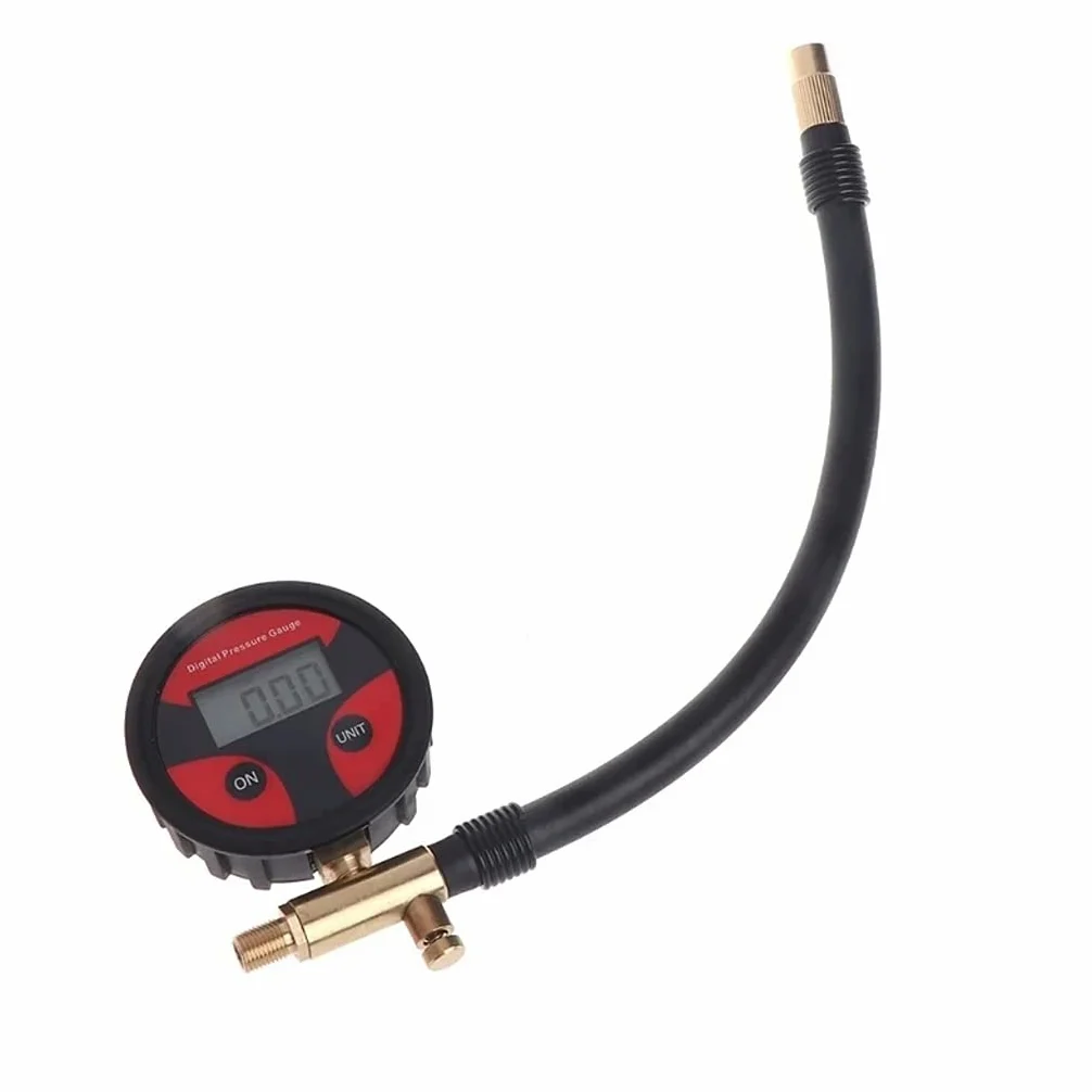 0-200PSI Digital Tire Tire Presión de Aire Manómetro LCD Manómetro Coche Camión Motocicleta