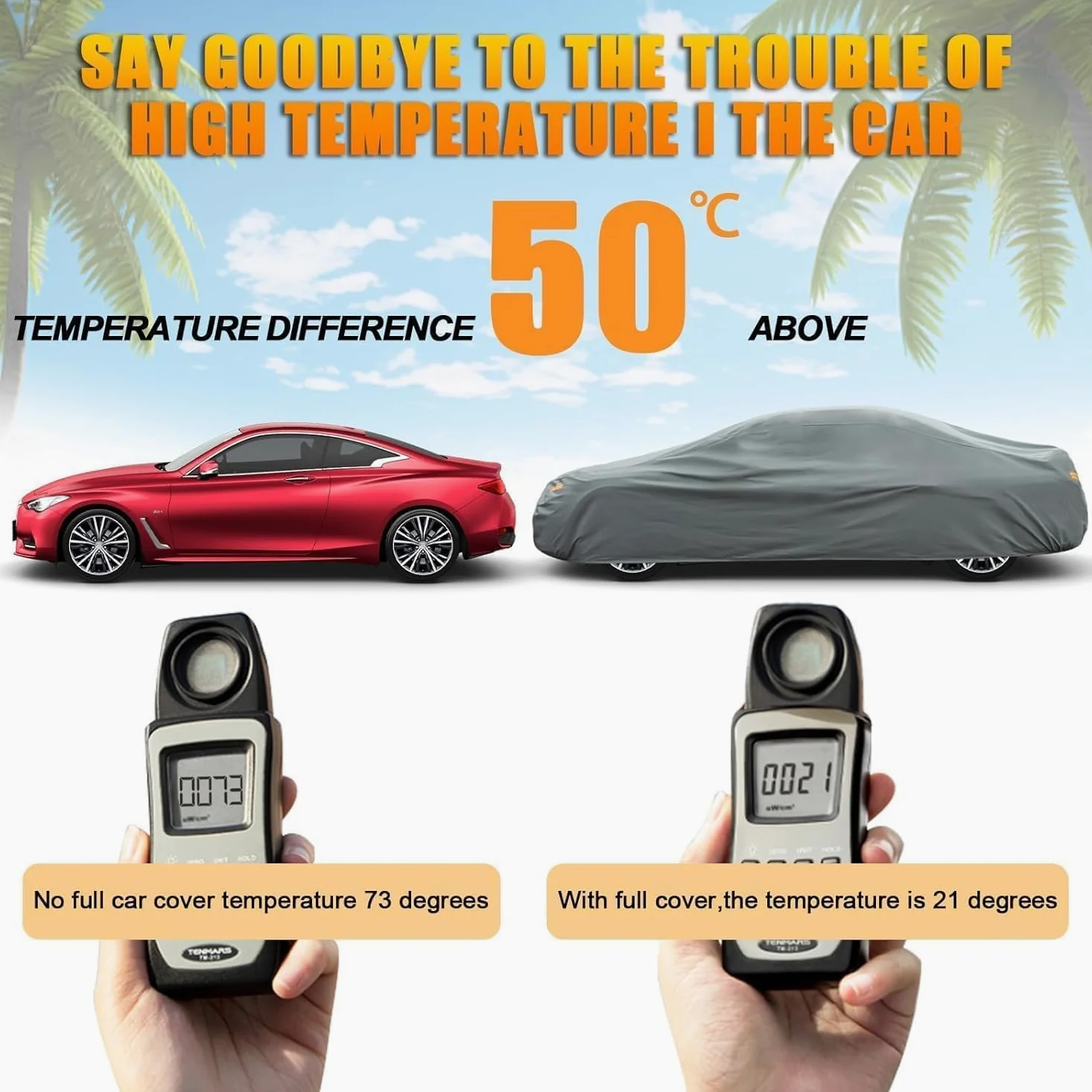 Kayme Funda Coche Resistente, Cubre Coches Compatibles con Volvo V70(1996-2016), Exterior Impermeable Transpirable Anti-UV Antipolvo de 6 Capas, Cubierta para Coche.
