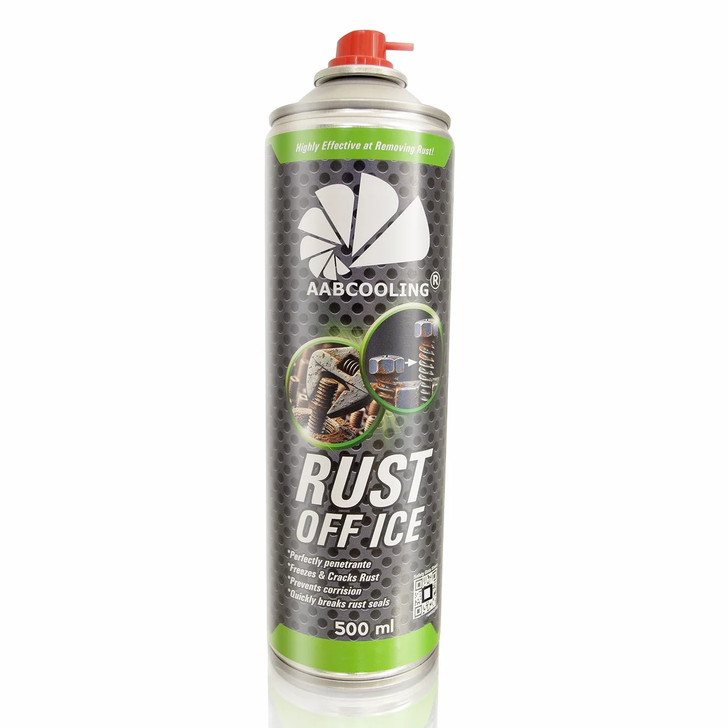 AABCOOLING 12x Rust Off Ice 500ml – Convertidor de Óxido, Protección Antioxidante y Desbloqueante, Congela y penetra, Evita la Formación de Corrosión y Libera Las Piezas, para Coche, Moto, Bricolaje