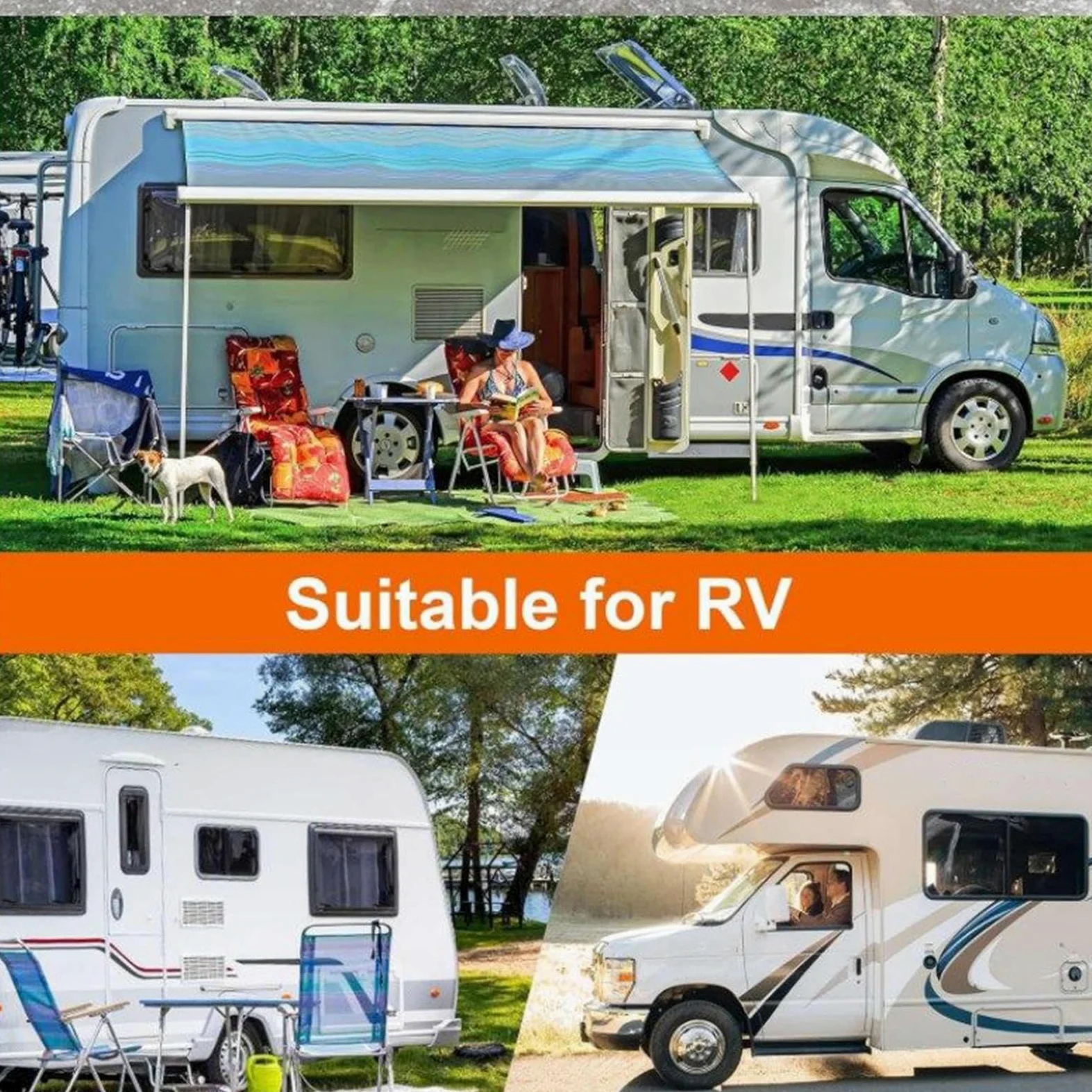 de nieve, de techo para autocaravana, protección UV impermeable para acampar, diseño portátil, función de instalación fácil, herramienta de vehículo, accesorio exterior para coche, ca