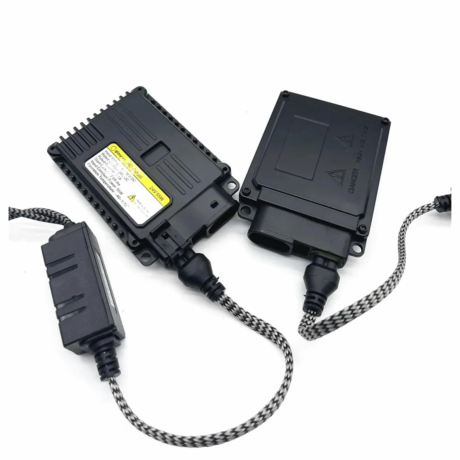 Kit DE XENÓN HID Faro 24V 55W LATRE Delgado Luz Camión H7 H3 H8 H9 H11 9006 6000K 4300K ​​8000K Balasto De Xenón(12000K,H7)