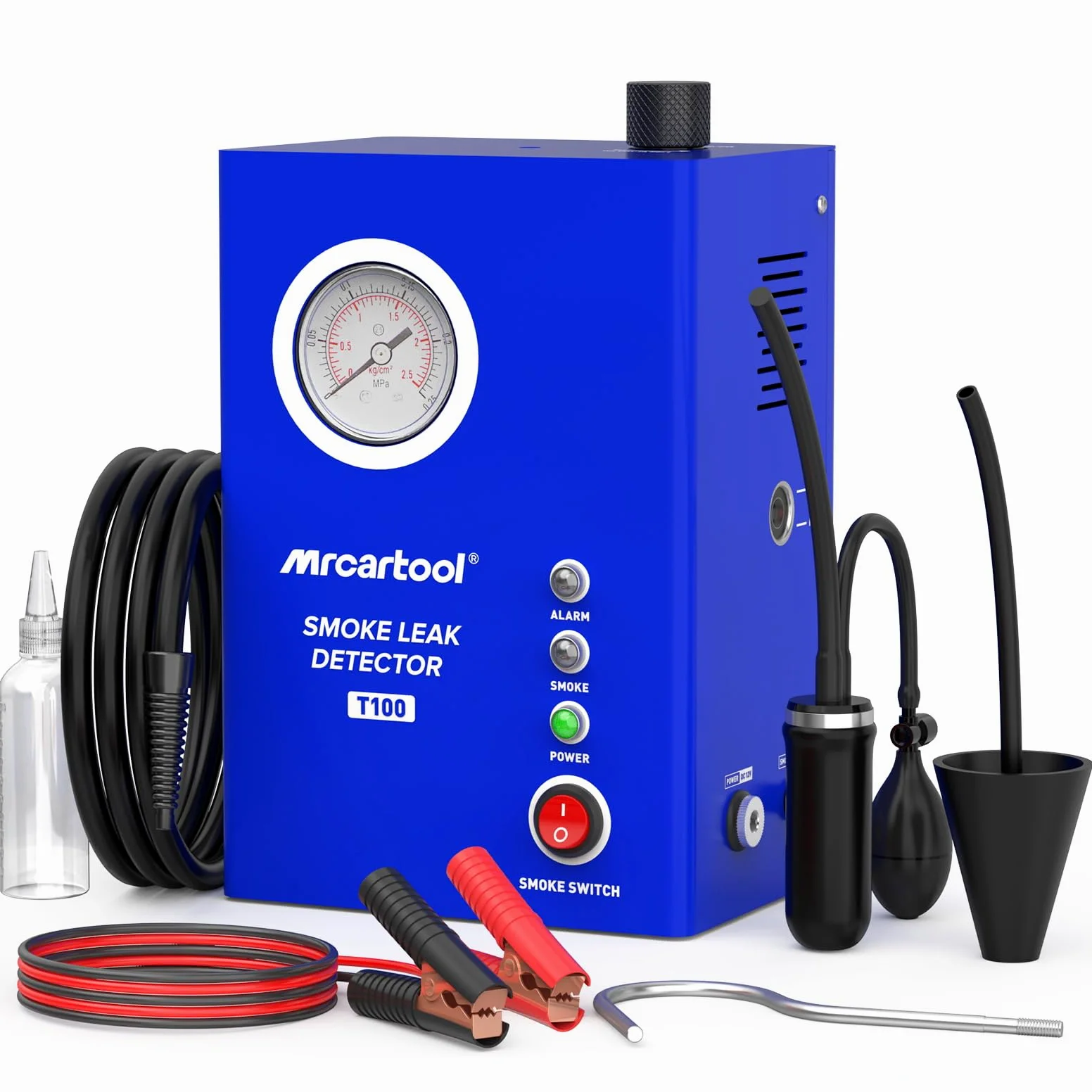 Detector de Fugas de vacío de la máquina de Humo del Coche EVAP con Bomba de Aire integrada, Detector de Fugas de vacío de la máquina de Humo del Coche EVAP con manómetro