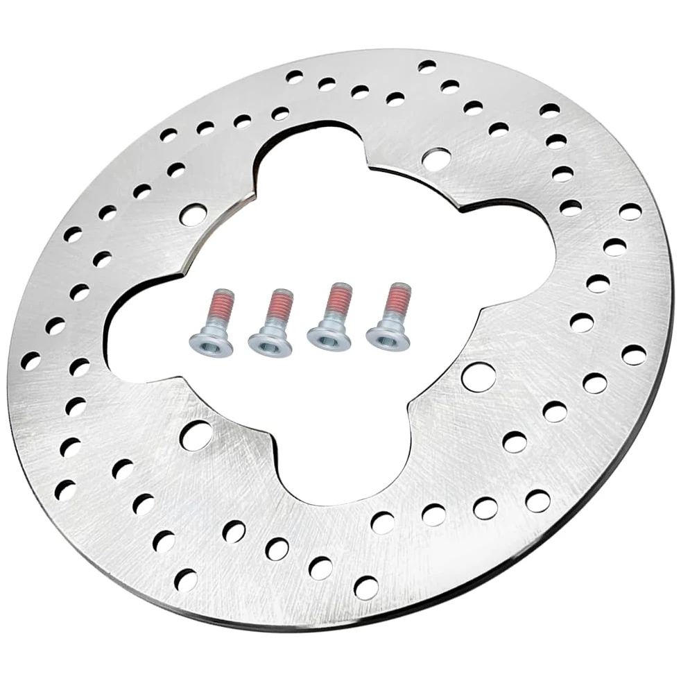 Disco de freno trasero con espárrago compatible con Honda TRX400EX Sportrax 1999-2008 TRX400X 2009 2012-2014 43251-HN1-003 90105-MK5-000