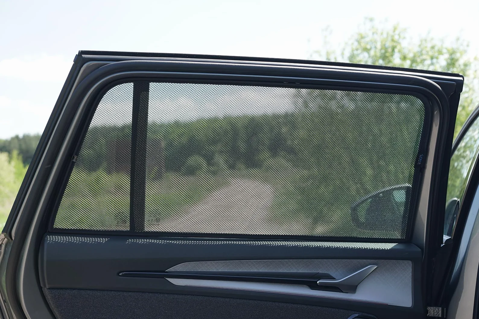 Juego de Car Shades Compatible con Skoda Kodiaq II (PS7) 2024- (6-Partes) cortinillas Parasol a Medida