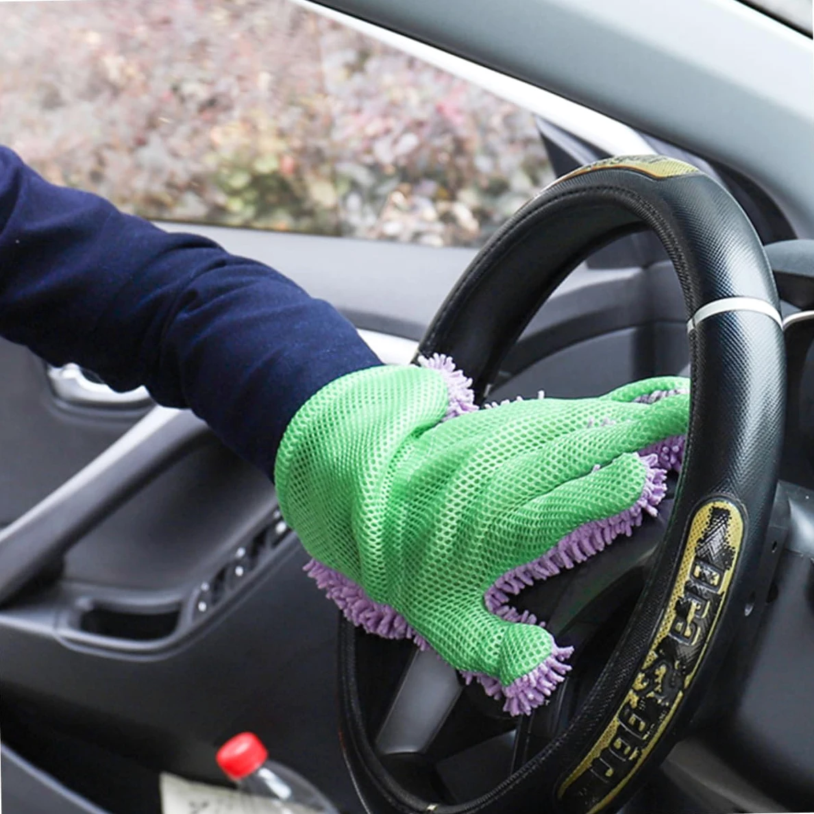 Guante Limpieza 3 Piezas Guantes De Lavado Automático Guante De Lavado De Autos Guante De Limpieza del Coche Guantes De Lavado De Autos