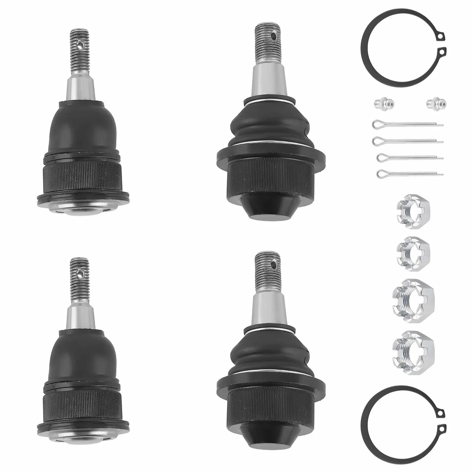 Kit Rótula Suspensión Juntas Rótula Dirección Compatible Con GMC Para Yukon XL 2500 2000-2010 Kit Brazo Control Delantero Superior Inferior K6693 K6696