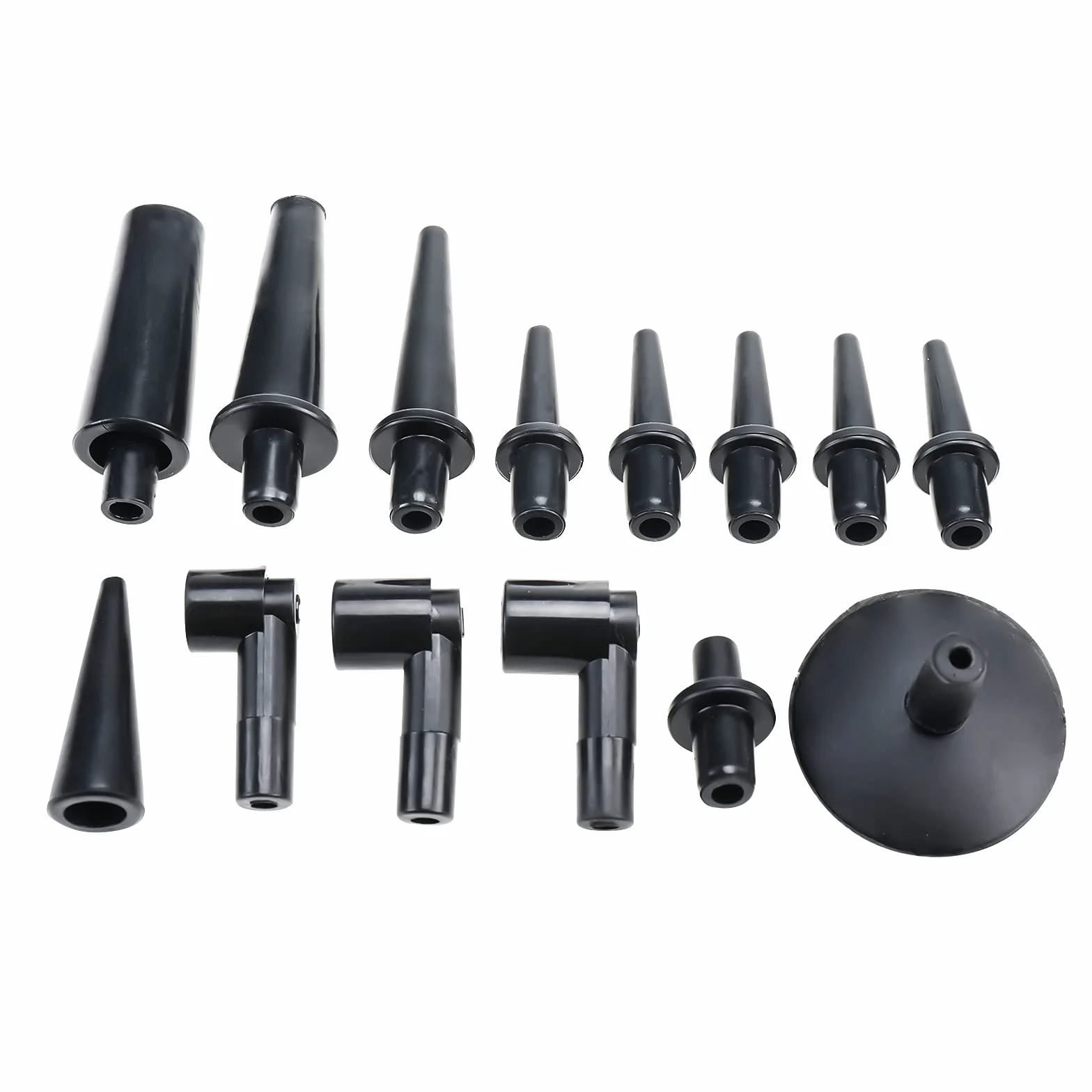 BOOMSTART 21 Piezas Equipo de Purga de Frenos, Probador de Bomba de Vacío de Freno con Manómetro, Adaptadores para Coche Vehículo Automotriz, Camión y Moto