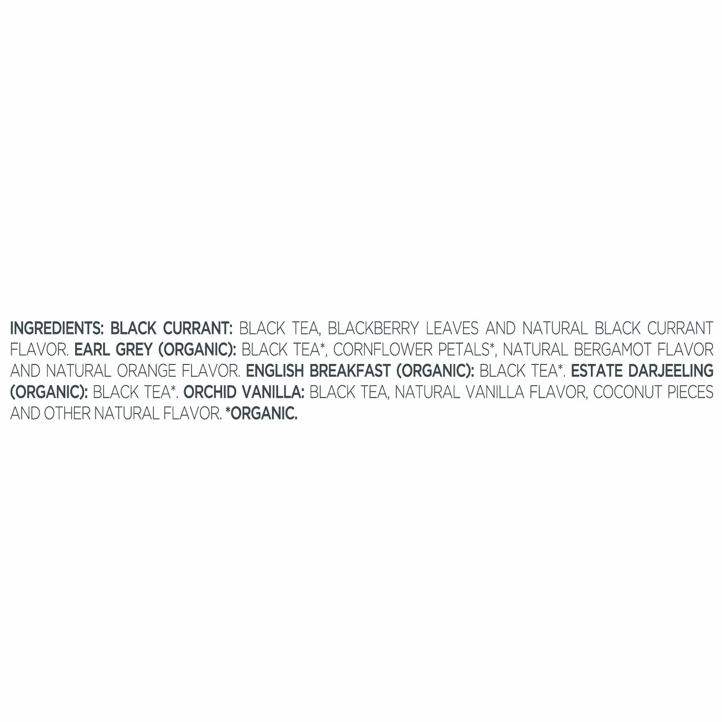 Tea Forte Caja de Tés Negro Variedades 20 Infusores Pirámide