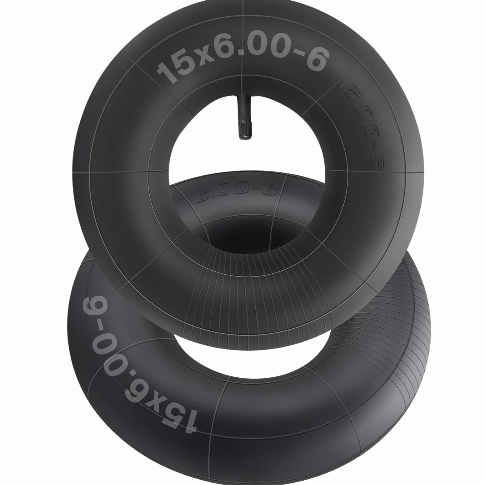 2 cámaras de aire 15x6.00-6 TR-13 vástago recto para cortacésped tractor ATV