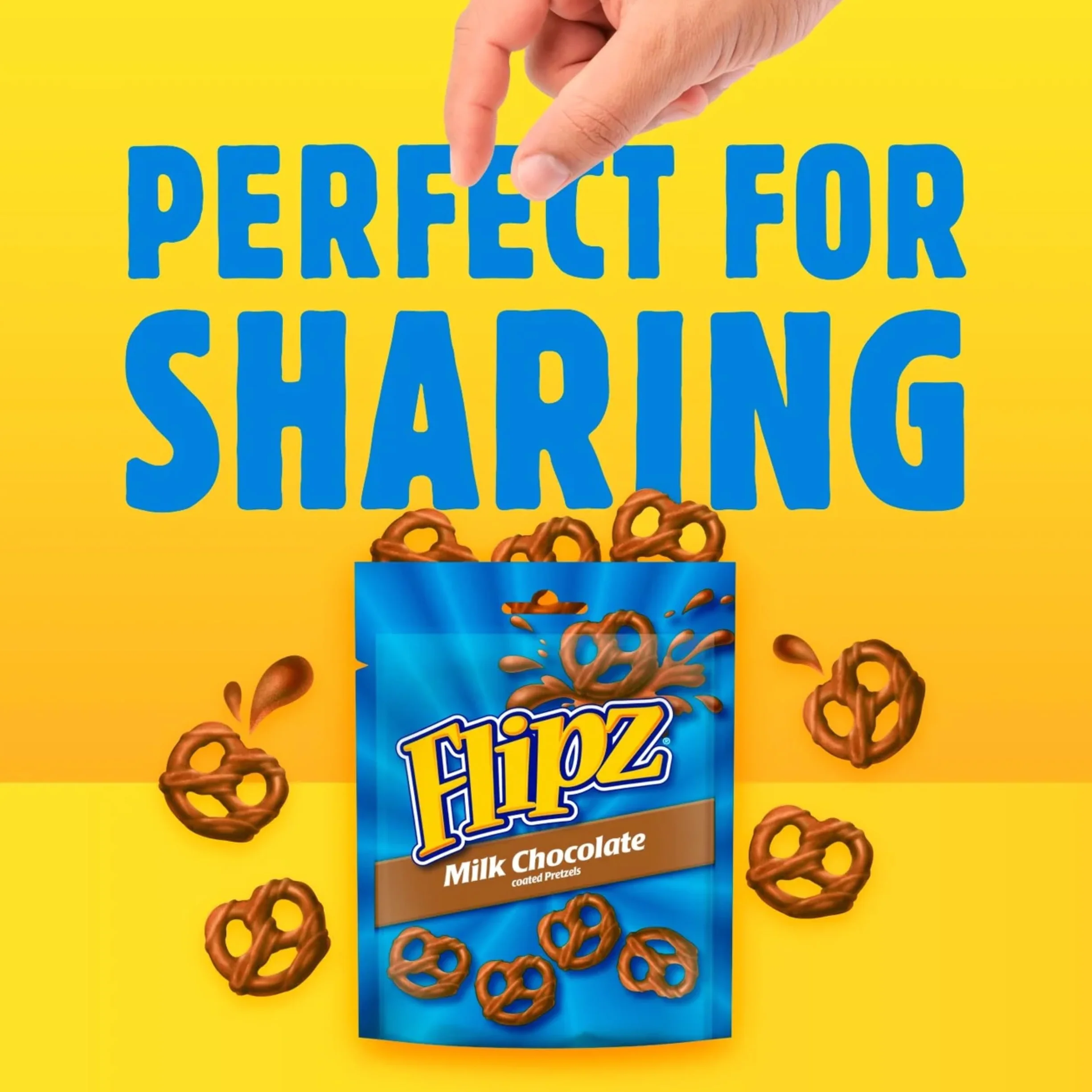 MCM MC vidades Flipz Pretzels Chocolate con Leche, 100 g