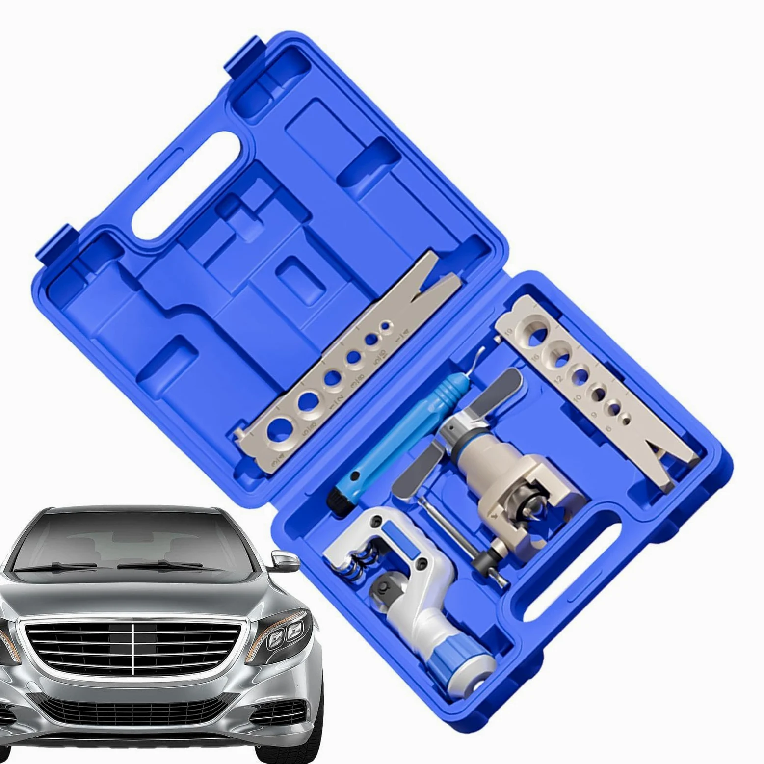 Herramienta Abocardadora De Línea De Freno Set De Reparación Y | Herramienta Abocinadora Para Frenos Automóvil Coche Camión Sedán Automotriz Hogar I