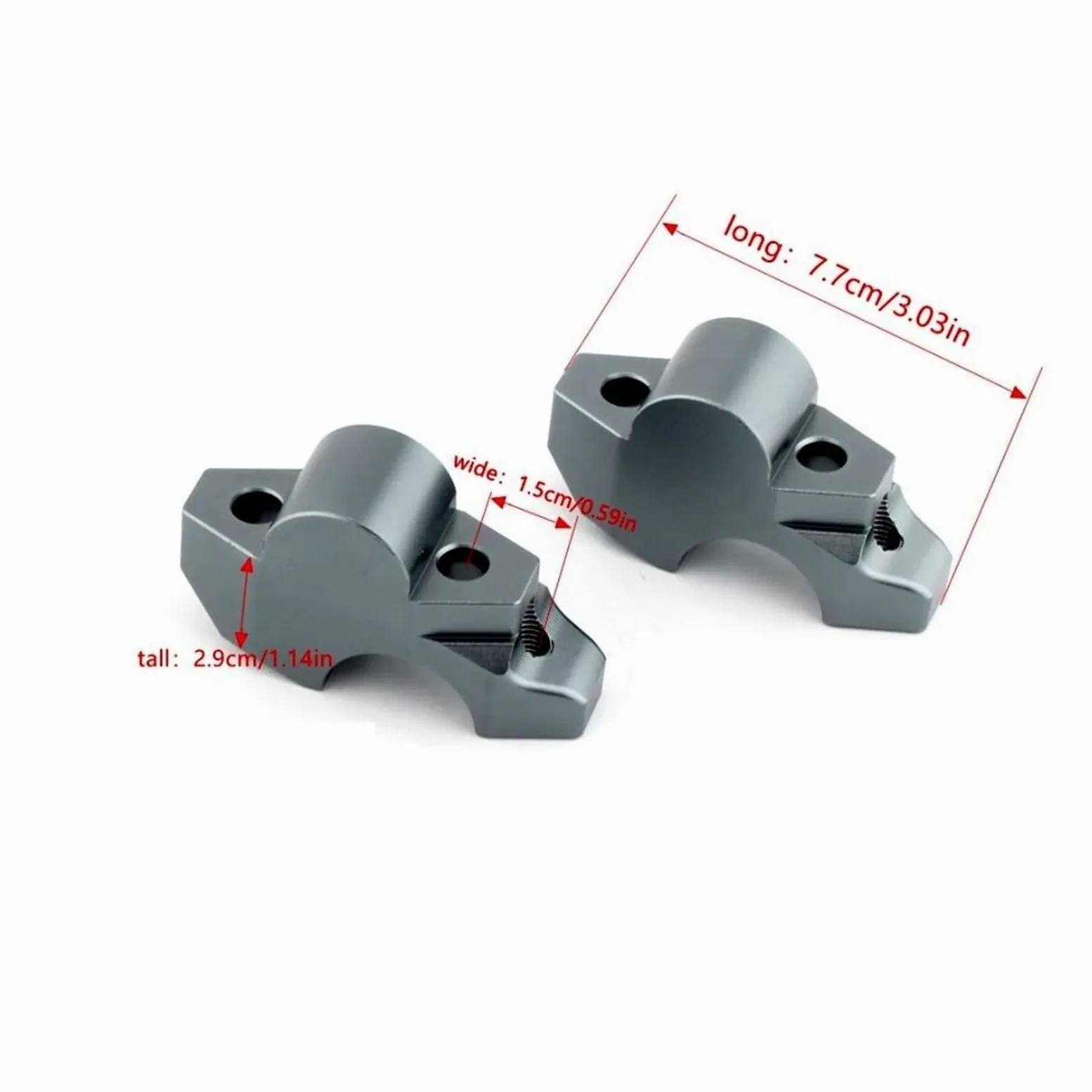 Abrazadera Elevadora para ADV350 para ADV 350 2022 2023 2024 Barra Mango Extensible Aumento 29MM Retroceso 15MM(Type B)