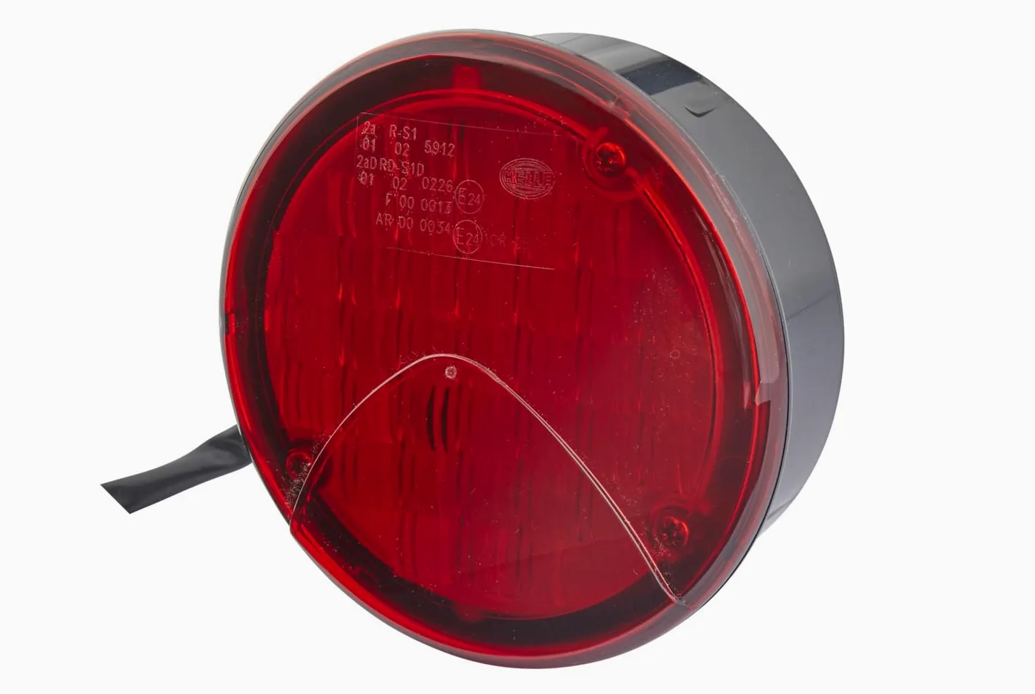 HELLA 2NE 964 169-341 Piloto antiniebla posterior - LED - 24V - montaje exterior - Color de tulipa: rojo - Cable: 500mm - Conector: extremos de cable abiertos - derecha/izquierda