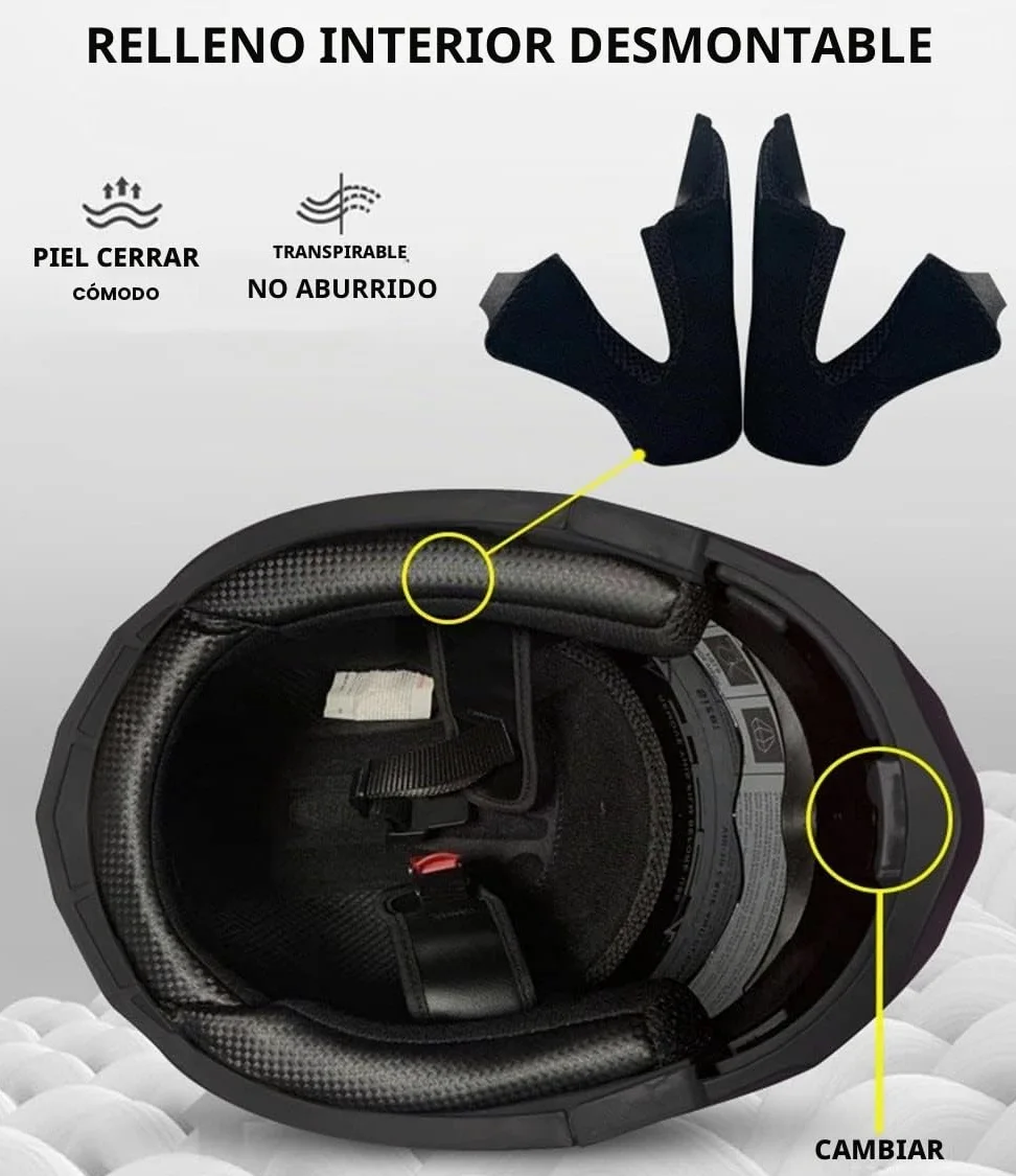 Casco De Moto Modular Bluetooth, ECE Homologado, con Doble Visera, Carcasa De Alta Resistencia, Diseño Liviano, Adecuado para Hombres Y Mujeres Adultos, Guantes Y Máscara Gratis