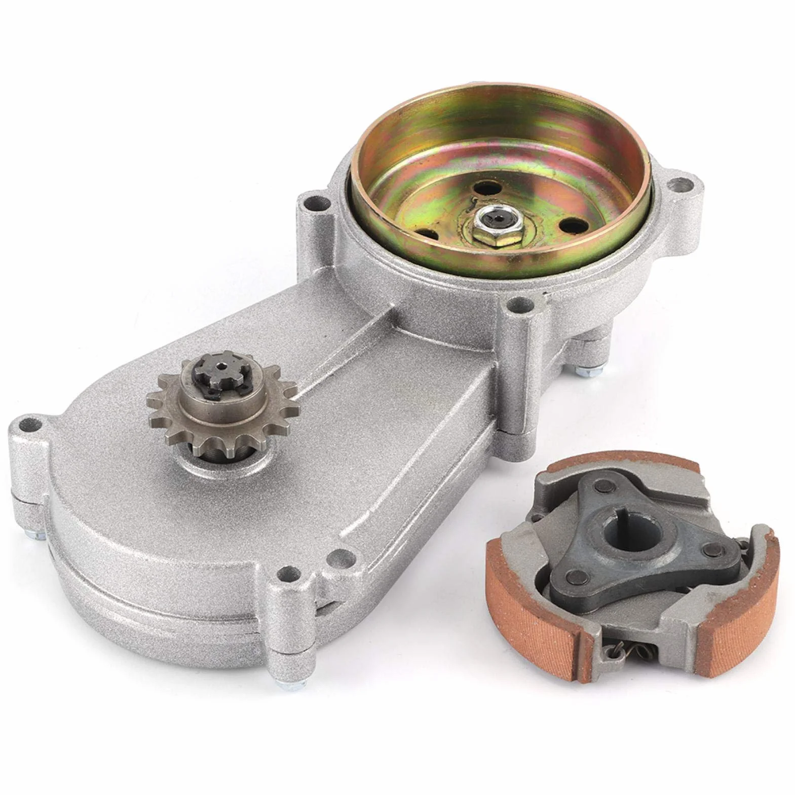 Caja de cambios 14T caja de tambor caja de cambios Kit de embrague apto para 47cc 49cc Mini bolsillo Quad Dirt Bike ATV piezas buena estabilidad