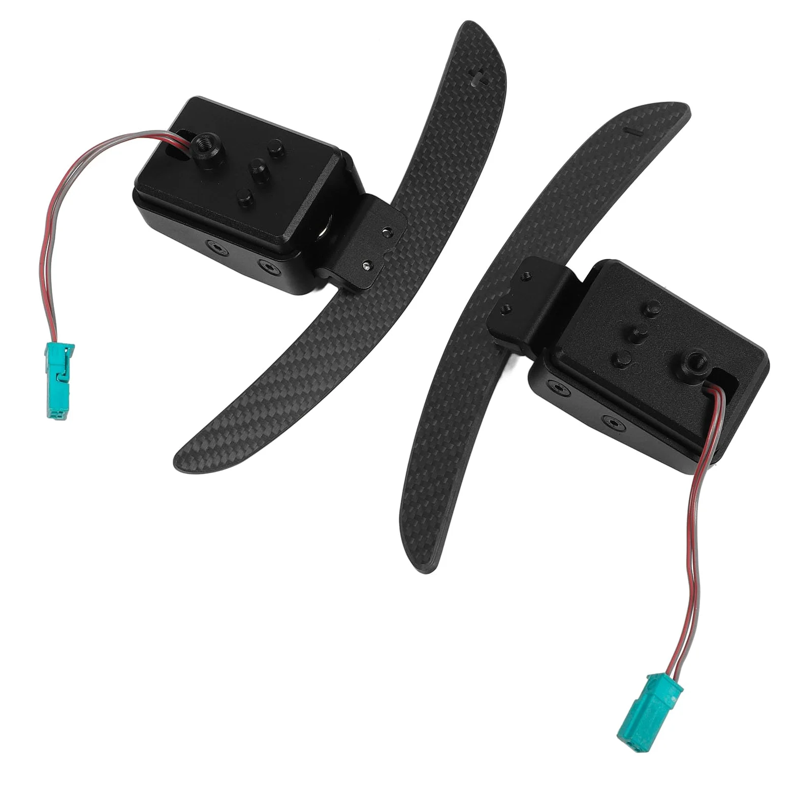 Leva de de Volante Magnética Fibra de Carbono 14cm | Extensiones de palanca de cambios, aleación de metal y fibra de carbono, de marchas interior, ajuste para vehículos G42