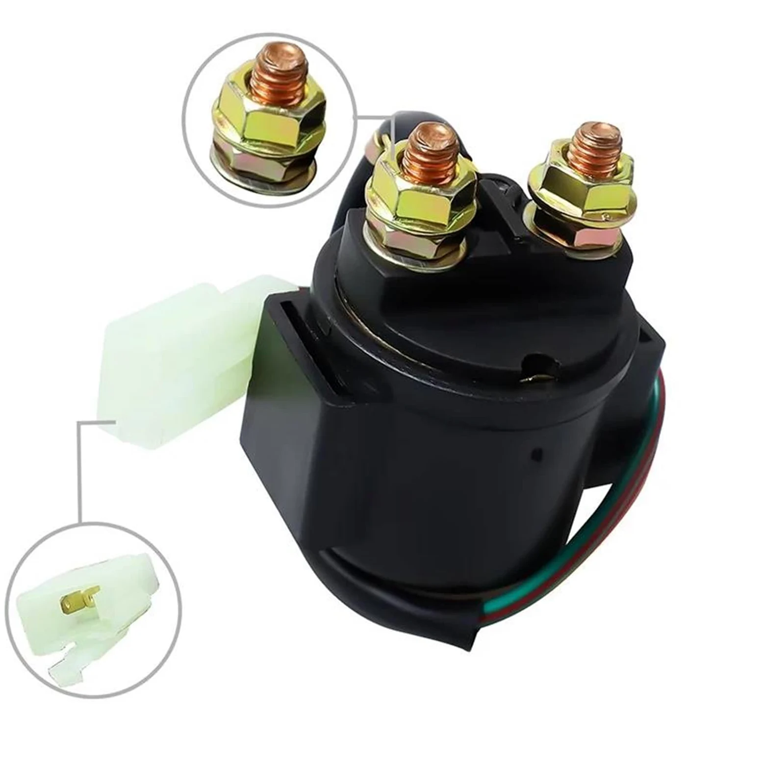 Relé De Solenoide Arranque Motocicleta Para Honda CB450 CB450SC Para Super Sport CB400 CB550 CB300 CB350 CB360 CB500(6pcs)