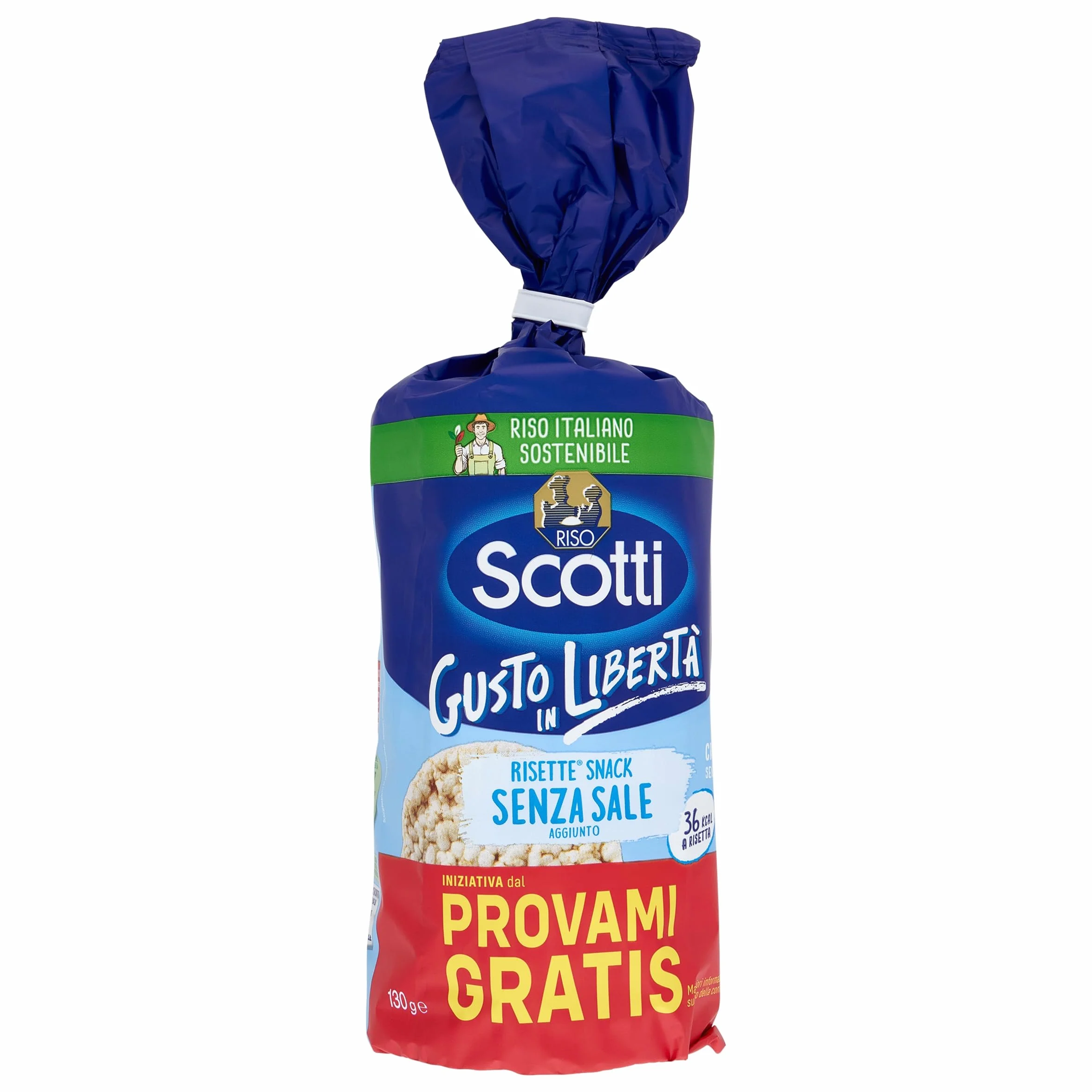 Riso Scotti Tortitas Arroz Sin Sal Eco 130g