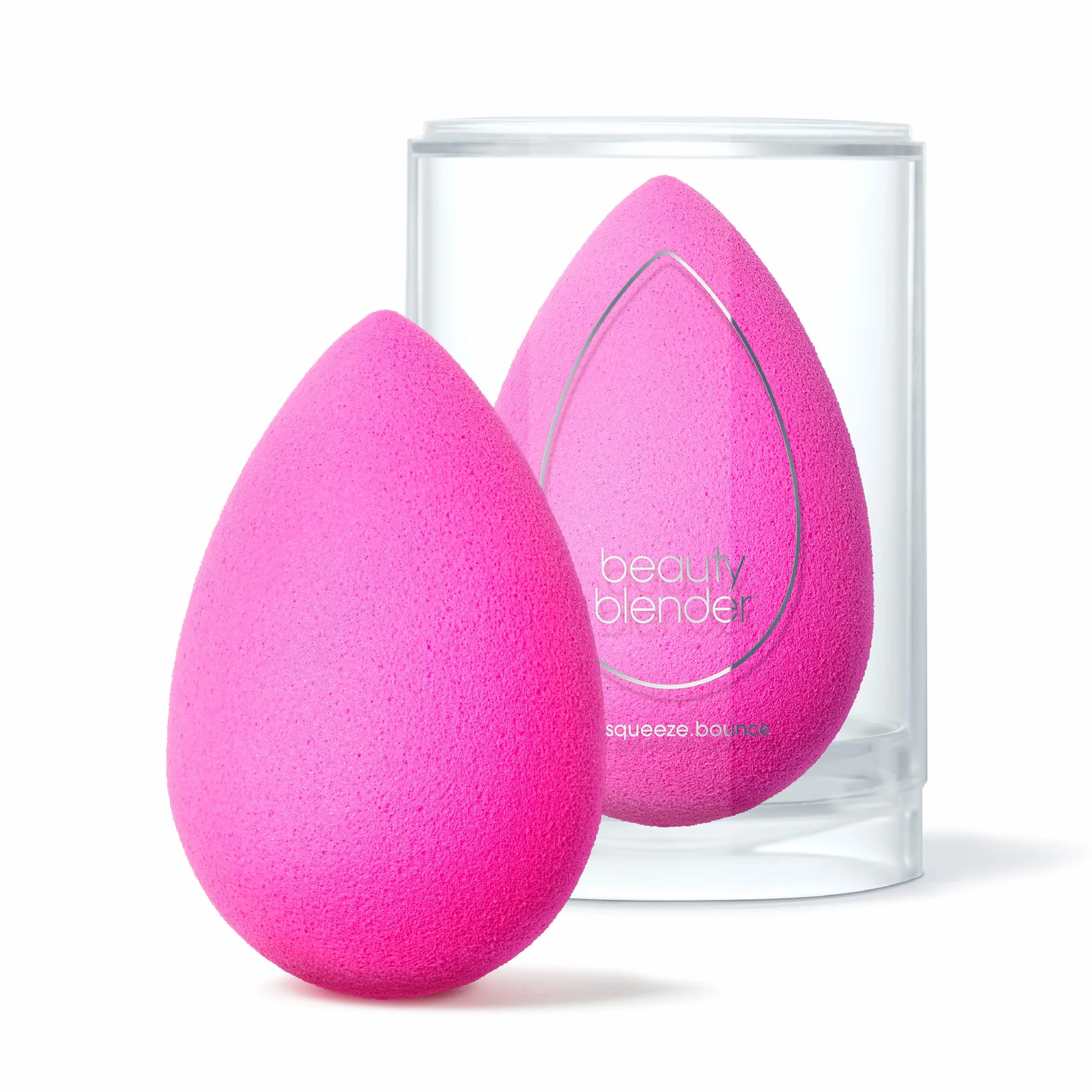 Beautyblender® Original Rosa Esponja de Maquillaje Mezcla Bases Polvos Cremas Reutilizable Lavable