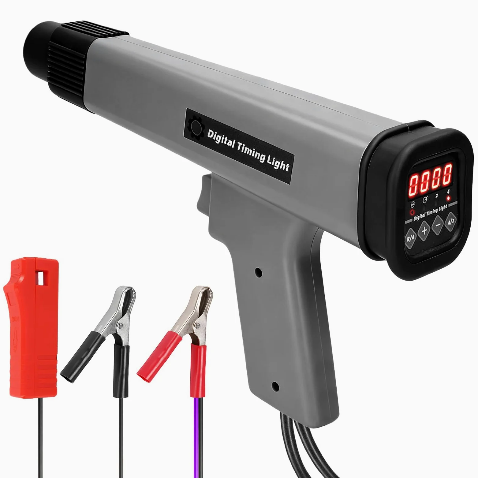 Pistola de Luz de Encendido LED con Indicador Digital 9-16V para Motores de Gasolina 2 y 4 Tiempos