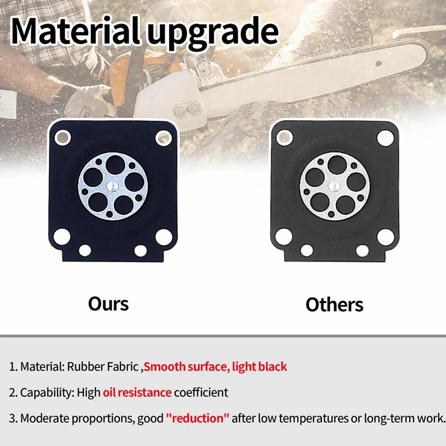 Kit de carburador Kits de reparación de carburador RB-77 compatibles con Zama 180 Zama C1Q-S57B compatibles con motosierras STIHL 017 018 MS170 MS180(Pack of 20)