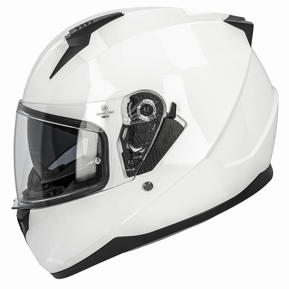 Curve Casco Integral para Moto, Lead, Material Resina ABS termoplástica, Sistema de ventilación, Visor Solar Ahumado, Cierre micrométrico, Adultos, Hombre y Mujer, ECE 22.06