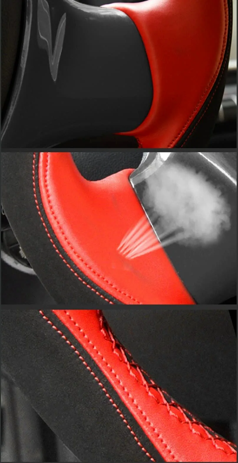 Funda para Volante De Cuero Cosida A Mano para Benz para Smart 451 Fortwo 2009-2012 2013 2014 Modificación Interior Elfo