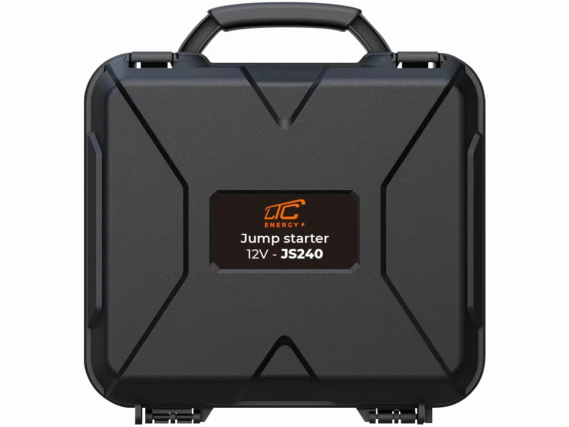 LTC Jump Starter Power Bank USB para Coche Arrancador Compacto 24000MAH/2500A Power Bank QC TYP-C PD 65W/USB out 3A DC 12V