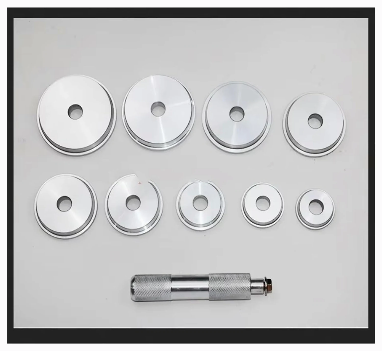 Pasador bloqueo del tensor Kit De Herramientas Para Extraer Cojinetes De Rueda Y Tornillería De Mecanizado De 82 Mm Compatible Con Golf 1.4T Motor 3BD407625 2015 2016 2017