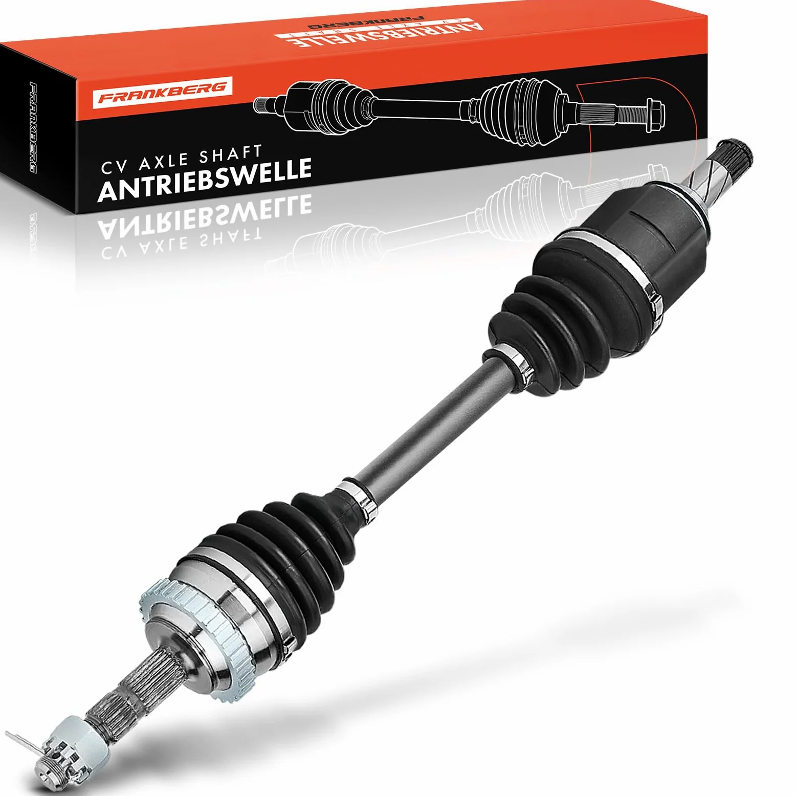 Frankberg Eje de transmisión con anillo ABS eje delantero izquierdo | Compatible con: Tour combinado, Caja combinada/MPV, Corsa C Caja/Hatchback X01, Corsa C X01, Tigra Twintop X04