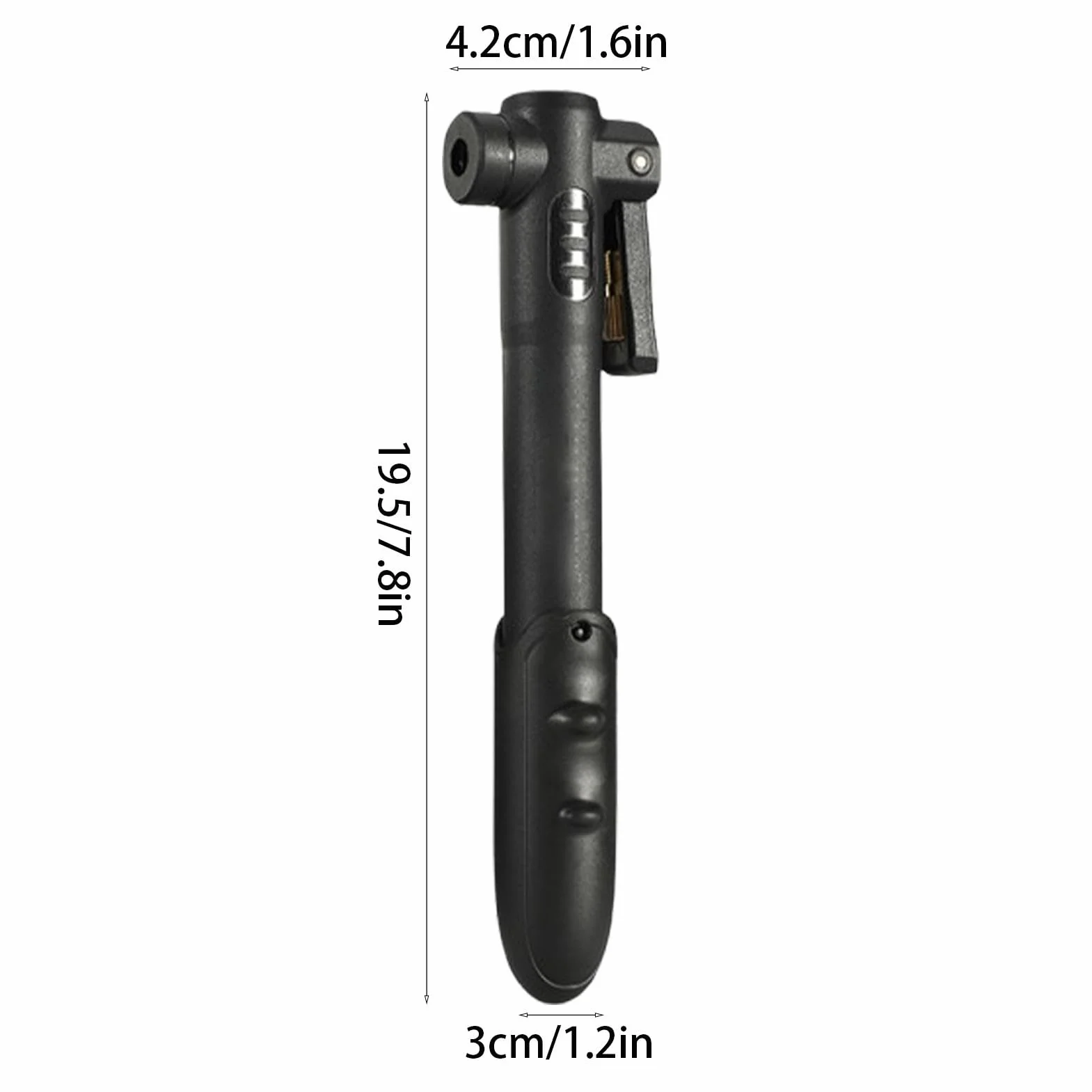 Compresor de aire portátil, inflador de bomba de aire para bicicletas - Compresor de aire ergonómico,Inflador de neumáticos Bombas de piso compactas de larga duración Inflado eficiente para automóvile